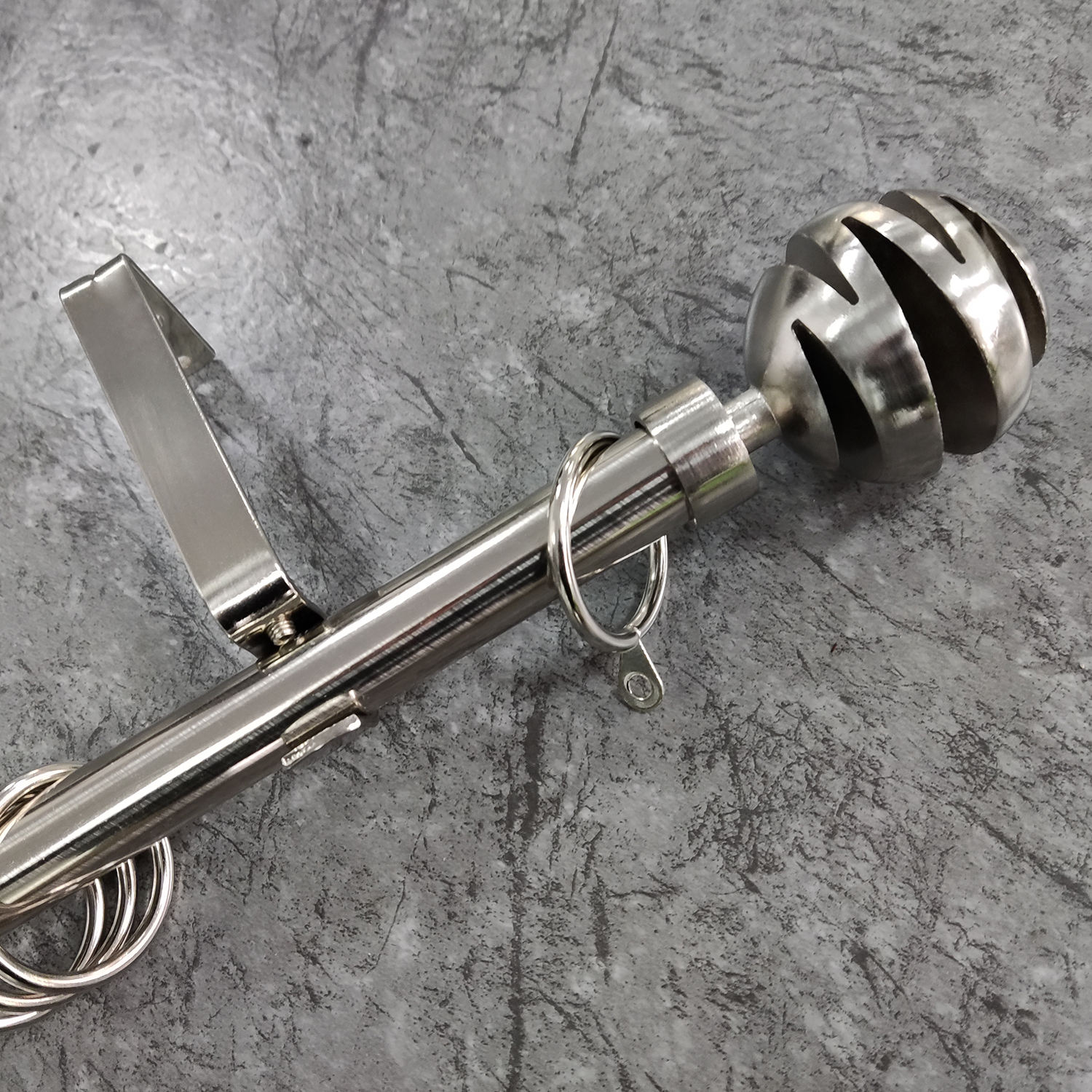 Hot Sale Manufacturer Factory Supply Modern Eco-friendly Aluminum Alloy Curtain Rod Pole Set for Windows Adjustable Curtain Rods