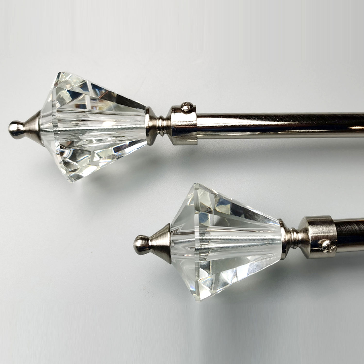 Modern Aluminum Alloy Eco-friendly Curtain Rod Pole Sets with Customized Length for Bedroom Home Decor Cheap Wholesale Curtains