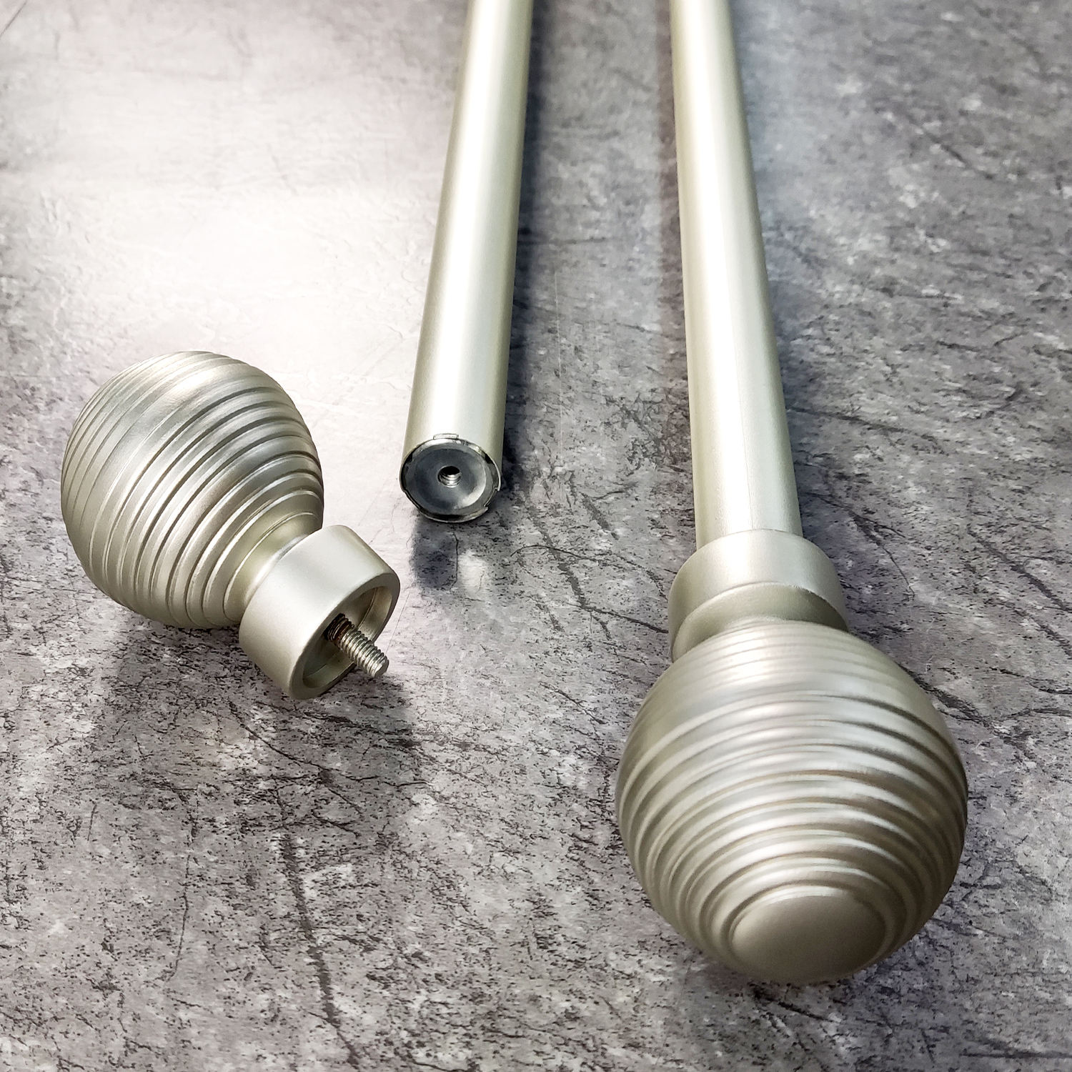 Customize Curtain Rod Set Curtain Poles Home Decorative Metal Curtain Pole