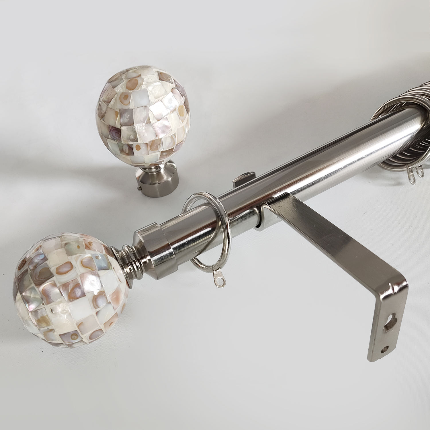 Home Window Accessories Decoration Fashion Crystal Curtain Rod Set Window Curtain Rods Drapery Rods Set