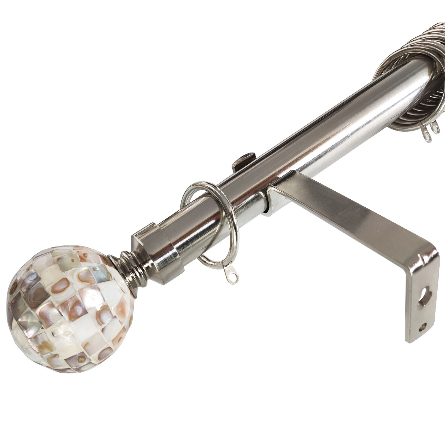 Home Window Accessories Decoration Fashion Crystal Curtain Rod Set Window Curtain Rods Drapery Rods Set