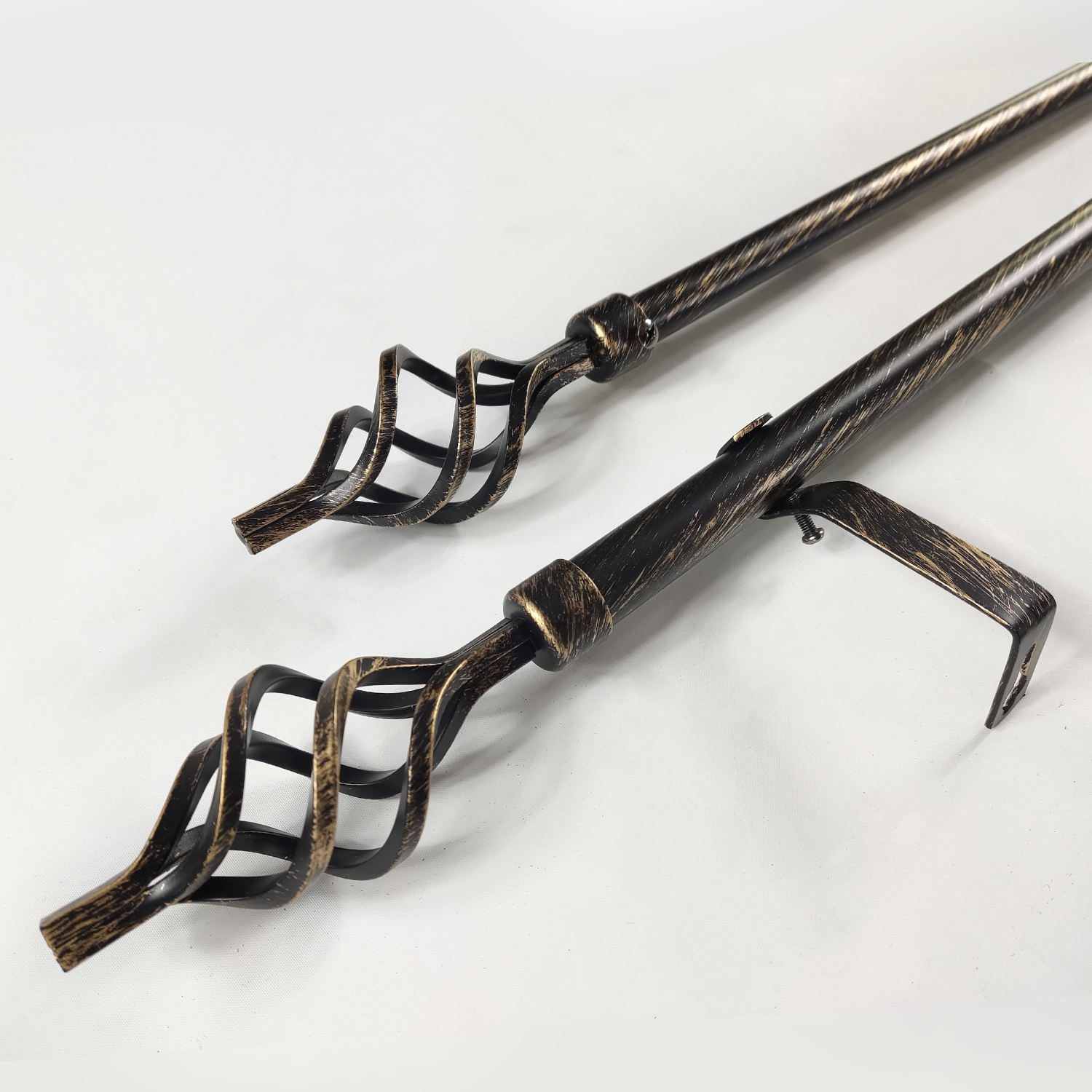 Factory Direct Supply Curtain Rods for Windows Extendable Iron Curtain Rods Curtain Rod and Accessories