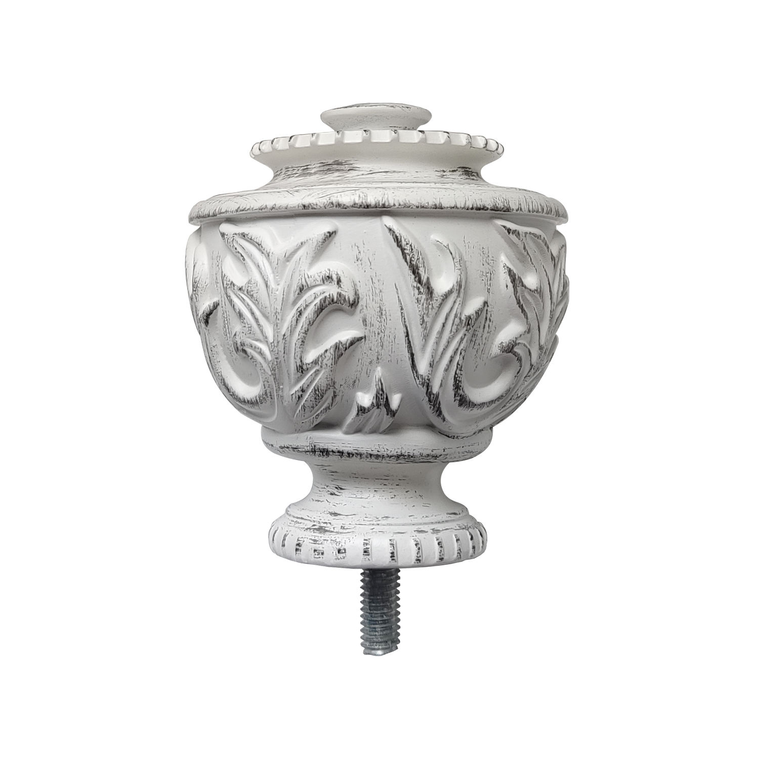 Wholesale Modern Home Decor Curtain Rod Sets Hot Sale White Black Resin Metal Customized for Home Decor