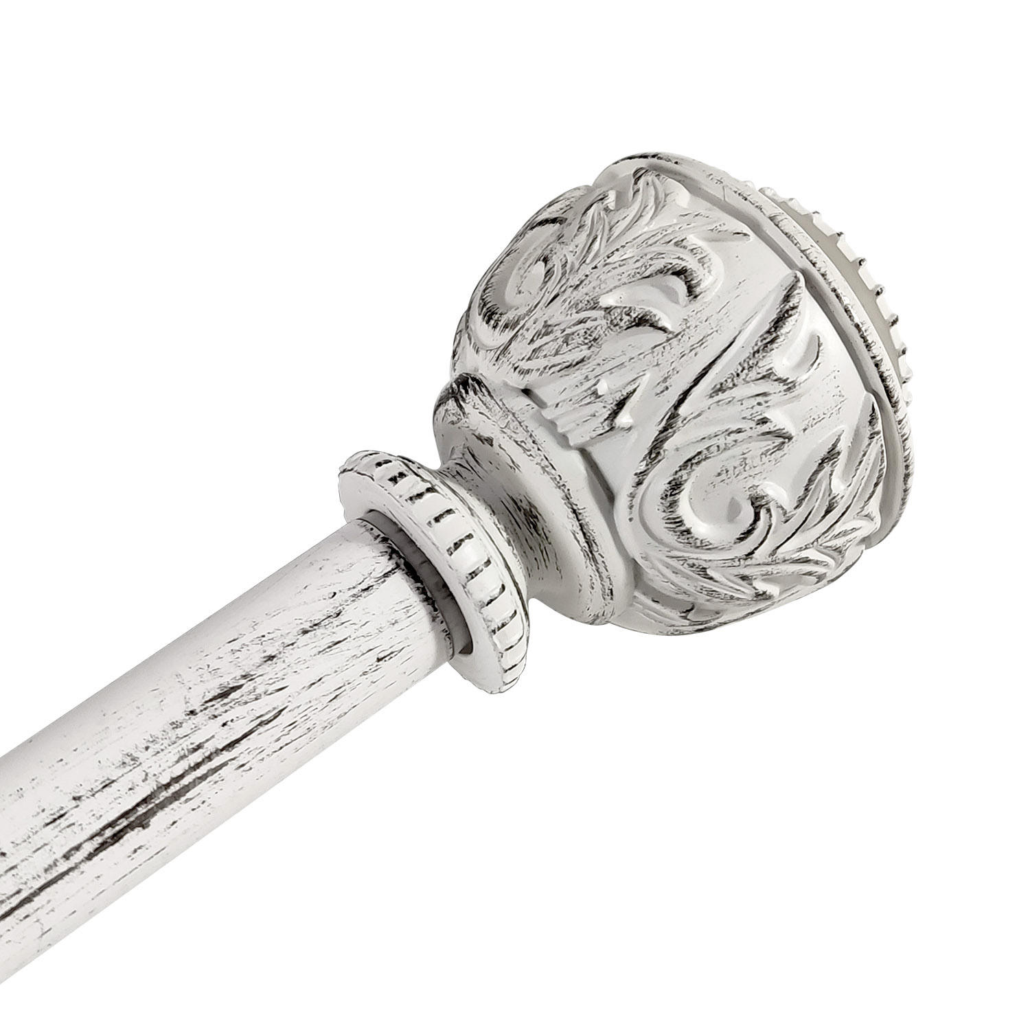 Wholesale Modern Home Decor Curtain Rod Sets Hot Sale White Black Resin Metal Customized for Home Decor