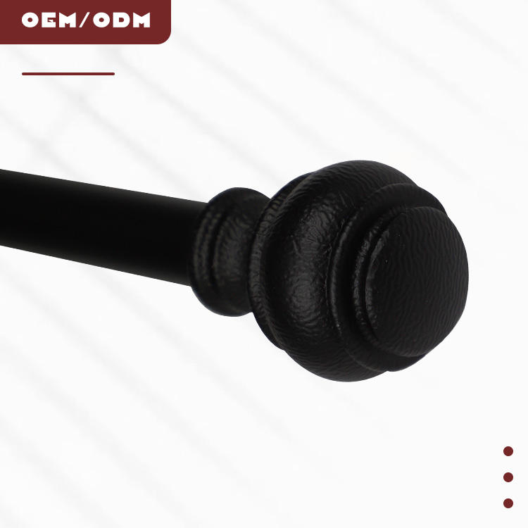 Wholesale Mainstays Modern Design Decorative Resin Oval Finials Steel Children's Curtain Rod Tension Adjustable Features