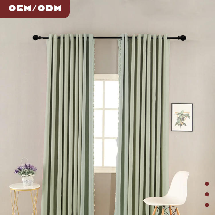 Wholesale Mainstays Modern Design Decorative Resin Oval Finials Steel Children's Curtain Rod Tension Adjustable Features