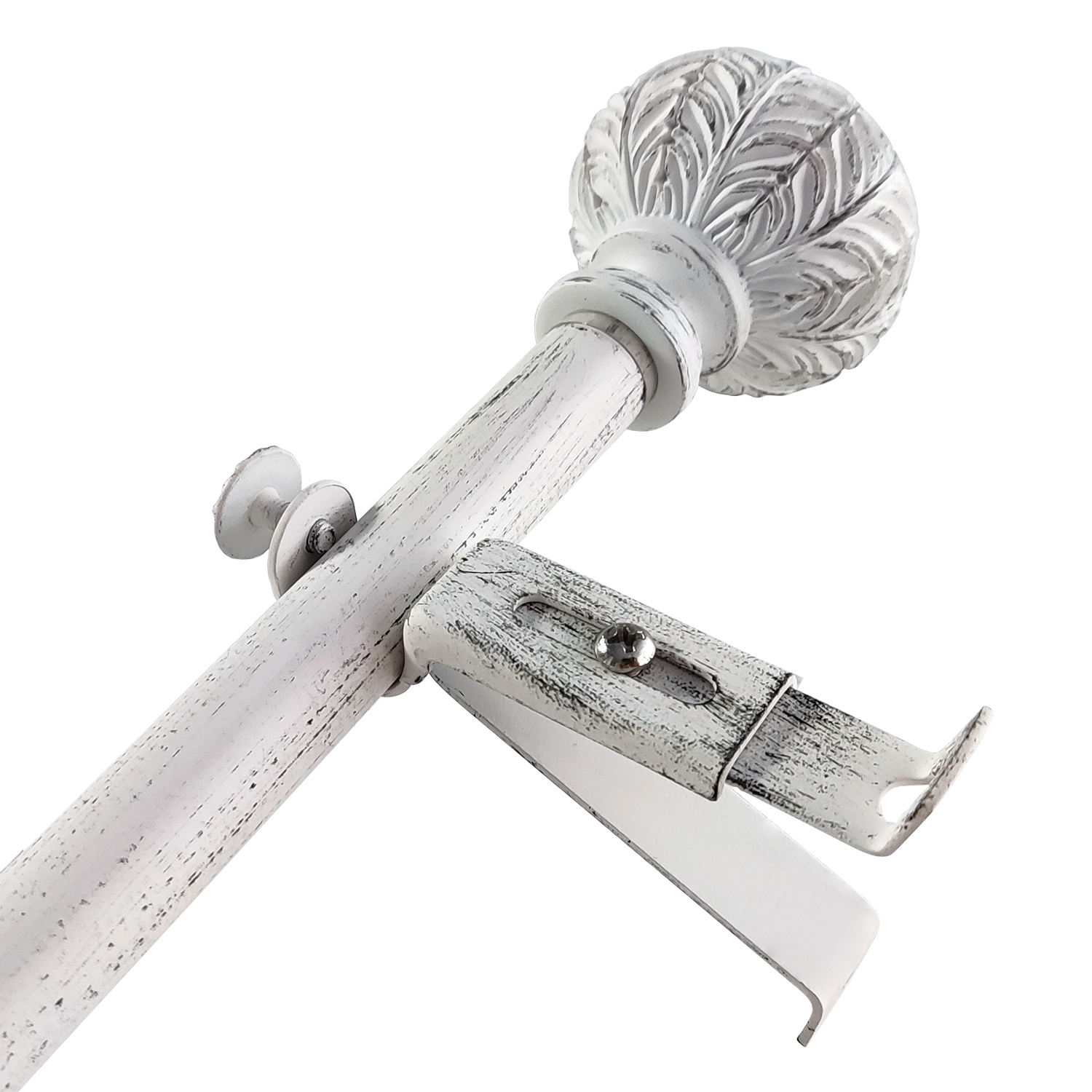 Hot Sale Modern Design Resin Curtain Accessory Rod with Finial Factory Wholesale for Decorative Curtains