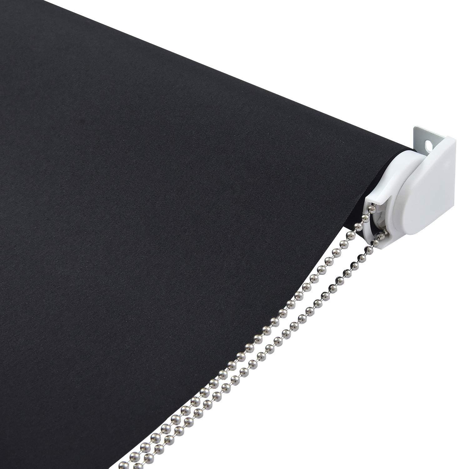 Elegant Modern Double Roller Blind for Living Room Windows Waterproof Blackout Fabric Shades Curtain Blinds