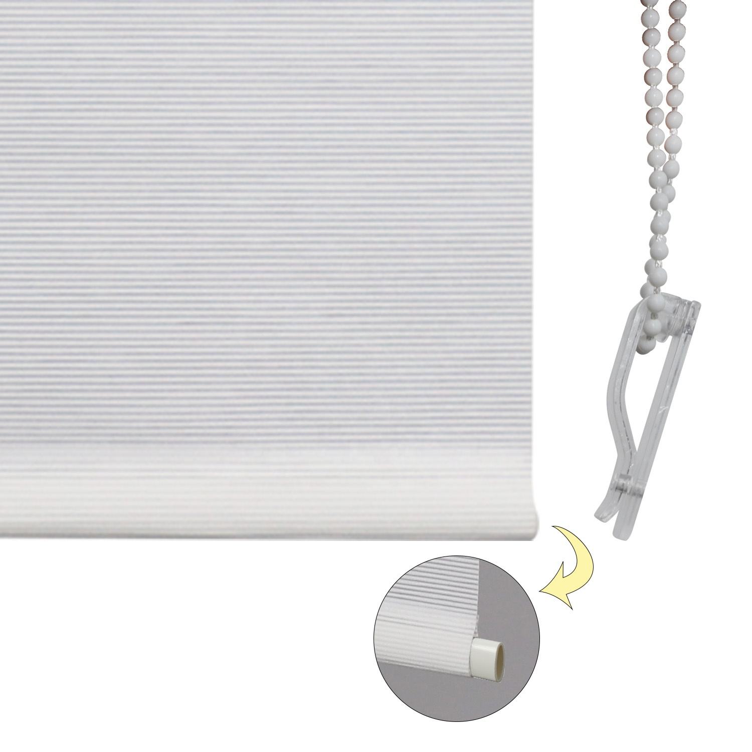 Wholesale Custom Made Translucent White Roller Blind Easy Luxury Blackout Office New Classic Built-In Plain Free