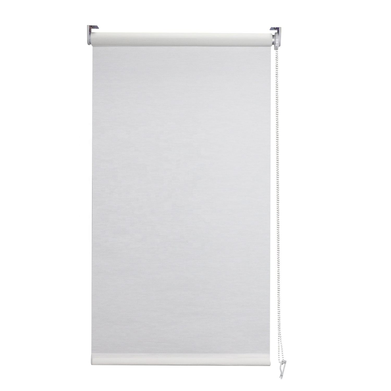 Wholesale Custom Made Translucent White Roller Blind Easy Luxury Blackout Office New Classic Built-In Plain Free