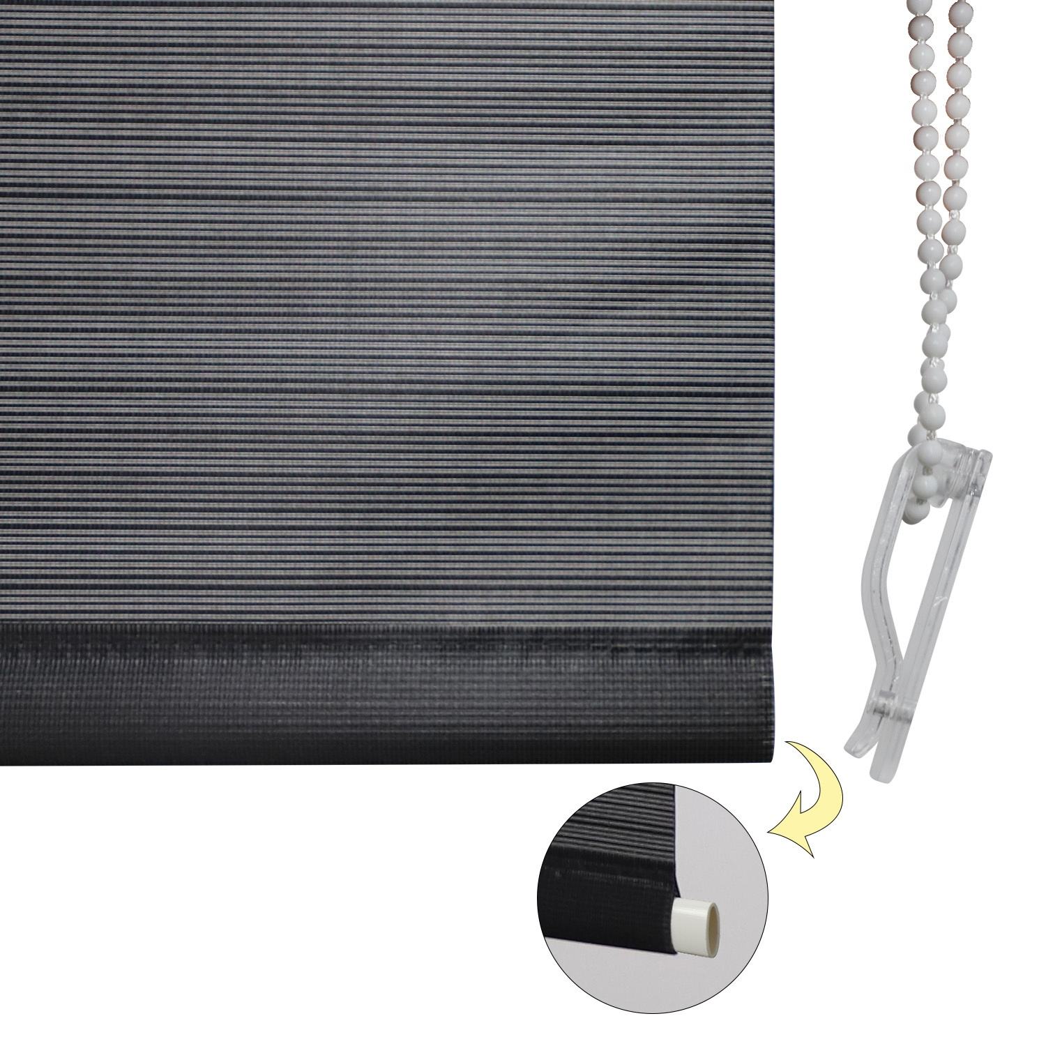 New Arrival Double Roller Blind Translucent Specific Pattern Persianas for WindowsBuilt-in Installation Free Sample Polyester