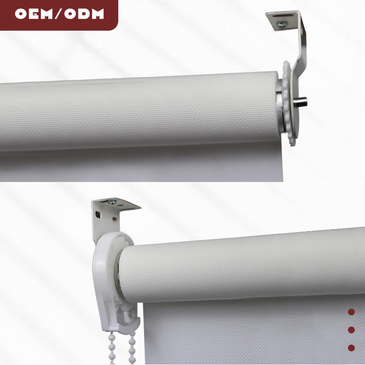 Modern Custom Blackout Motorized Roller Blinds Wholesale Home Office Bedroom Window Manual Windproof Roller Blind Free Sample