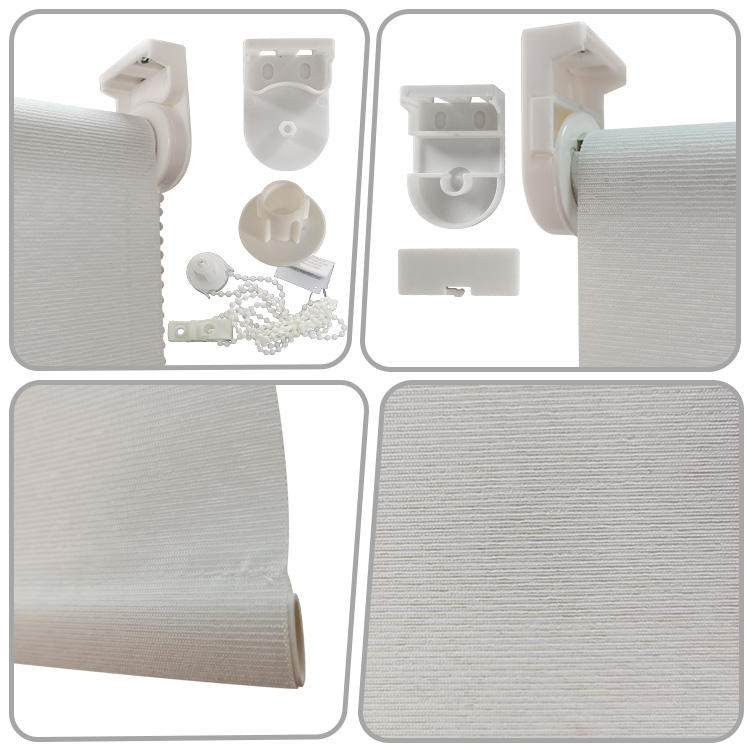 Wholesale Classic Design Vertical Solar Roller Blinds Blackout Translucent Soft Sunlight Fabric Window Shade Free Sample Plain