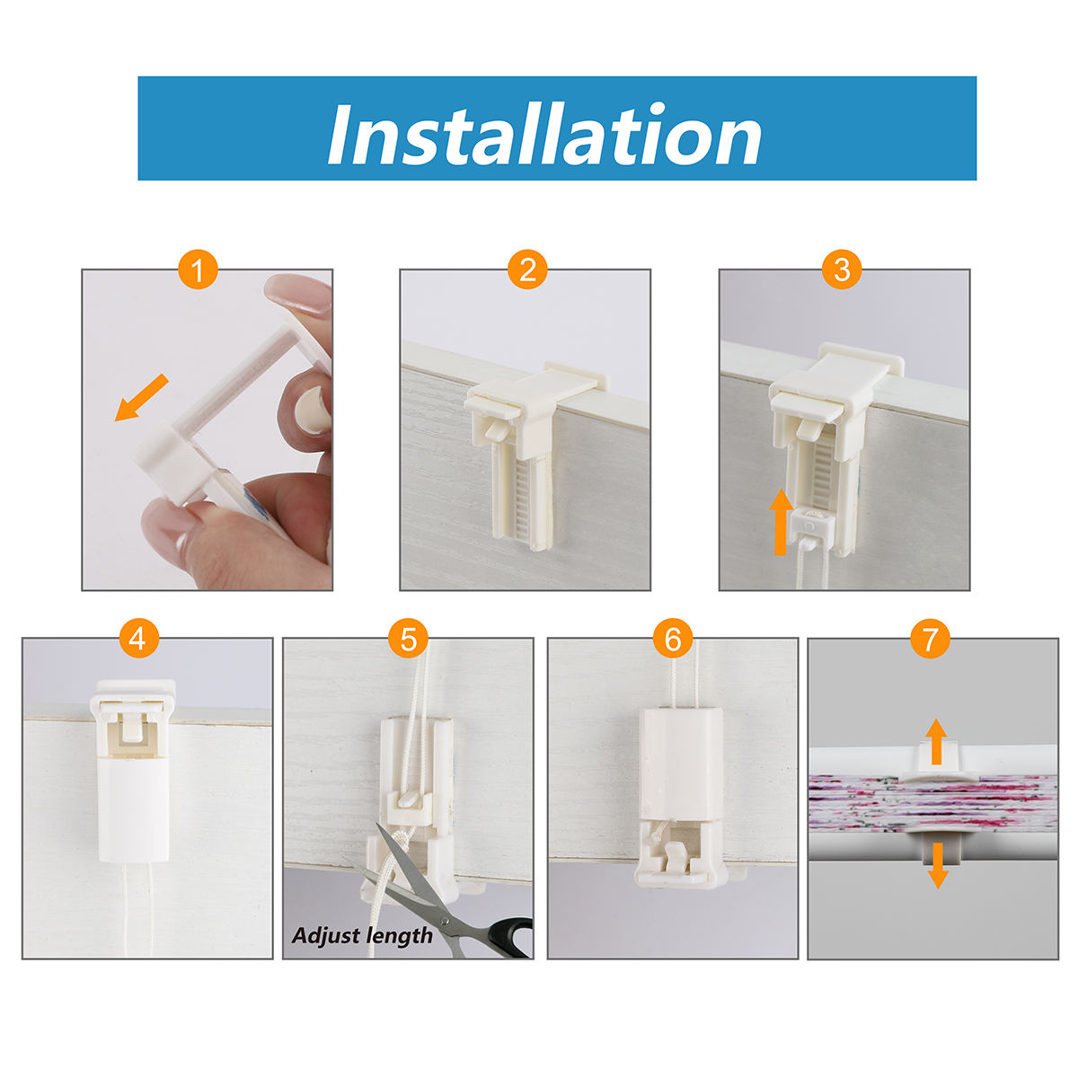 New Day Night Pink Printed Cordless Blinds Fabric Windows Shades Blinds No Drill with Top-Down Bottom Feature for Home or Office