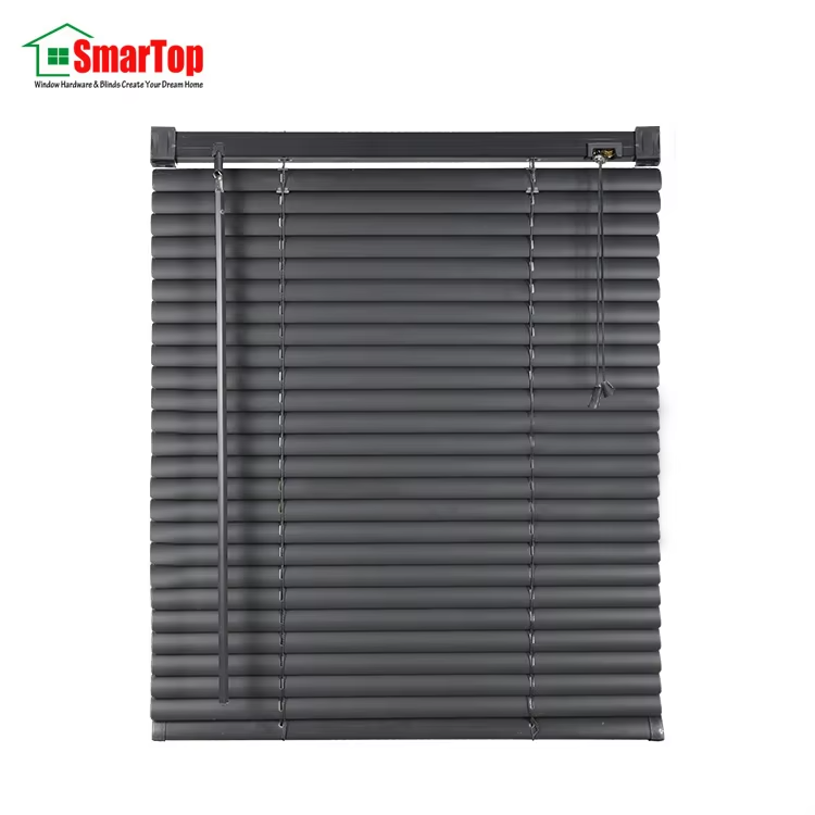 Eco-Friendly Custom Color Blackout Venetian Blind Waterproof Window Shades French Windows Built-in Fabric Factory Wholesale