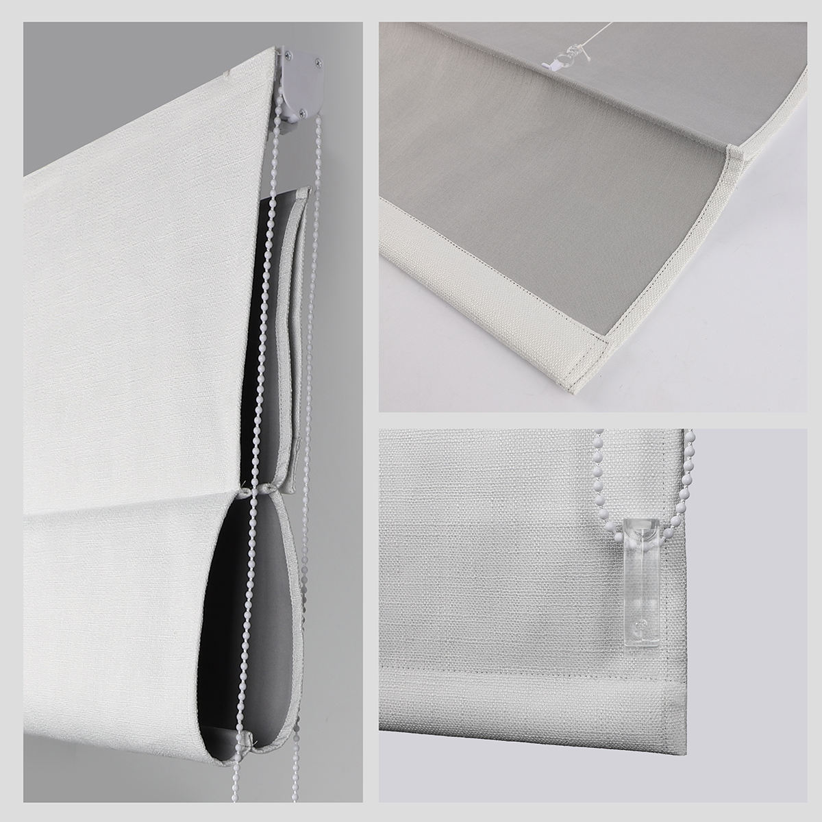 High Quality Factory Supply Price Semi Blackout Fabric Easy to Install Roman Blinds for Window Bedrooms