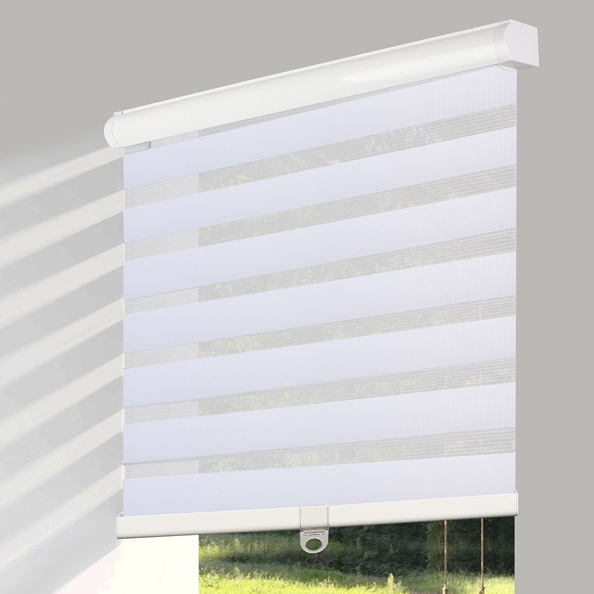 Hot Selling Modern Design Cordless Zebra Blinds Factory Direct No Drilling Window Zebra Roller Blinds for Window