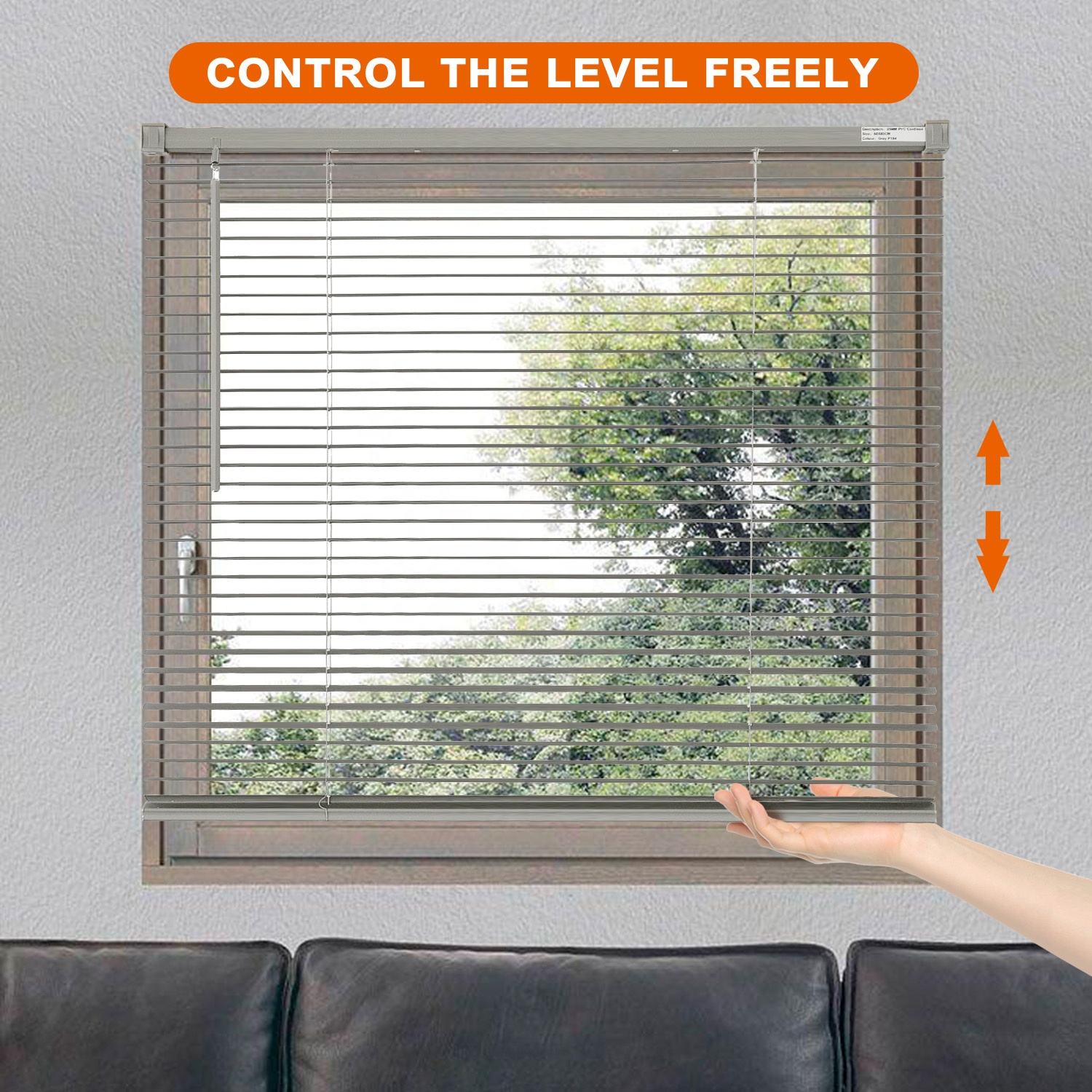 High Quality 25mm PVC Pleated Venetian Blinds Eco-Friendly Cordless Window Shutter Blackout Fabric for Office or Home Use