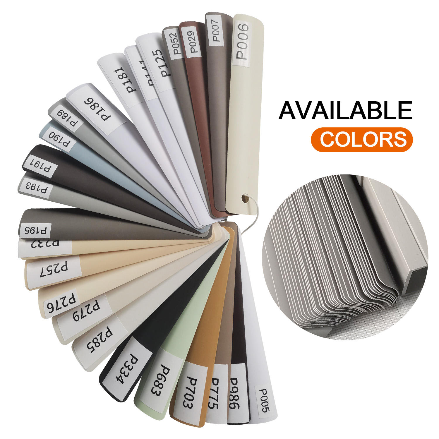 High Quality 25mm PVC Pleated Venetian Blinds Eco-Friendly Cordless Window Shutter Blackout Fabric for Office or Home Use