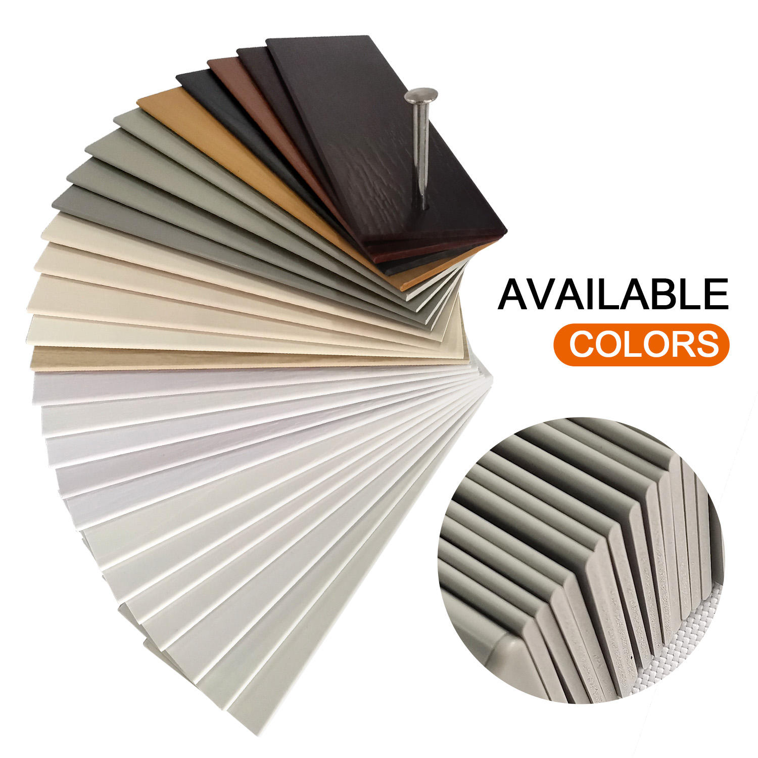 Custom 50mm Modern Venetian Blinds Blackout Roller Shades for Windows Built-in Installation Type Horizontal Pattern