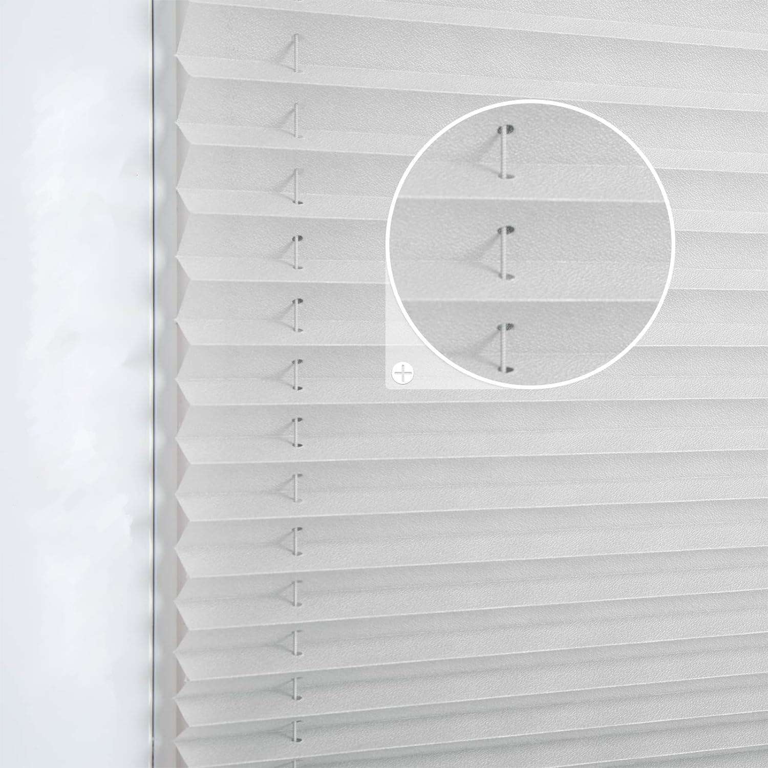 Smartop Custom Spring Plissee Manual Pleated Window Blinds Cheap Price Factory Bulk Blackout Polyester Pleated Blinds for Window
