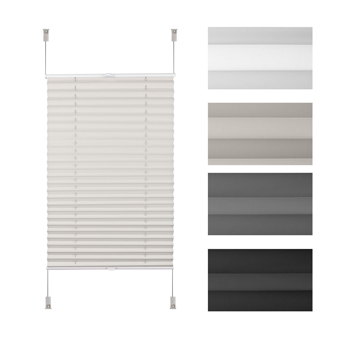 New Arrival Top Down Bottom up Cordless Pleated Blinds Custom Modern Light Block Out Pleated Blinds for Window