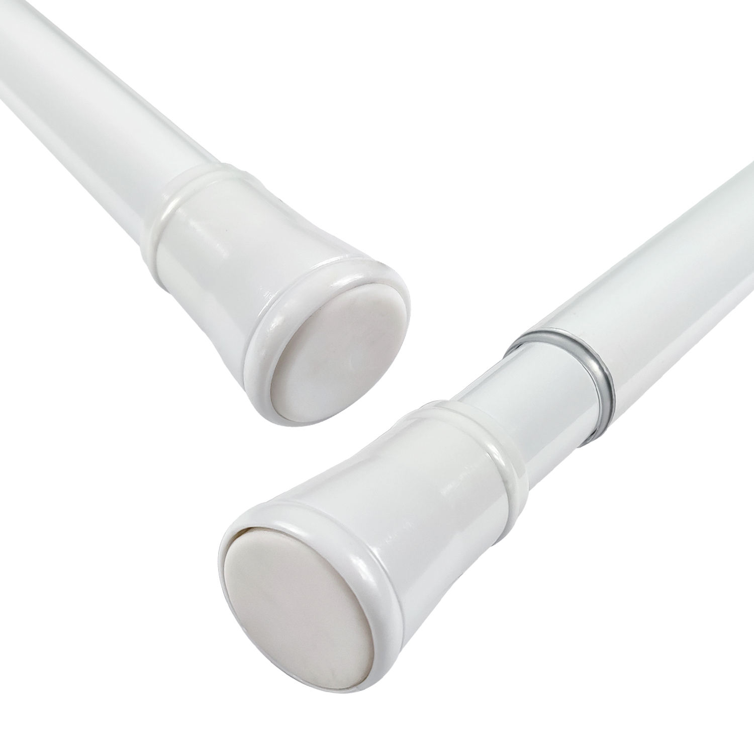 SMARTOP Factory Direct Supply Adjustable Bathroom Shower Curtain Pole Customizable Design Metal Aluminum Twist-lock Easily