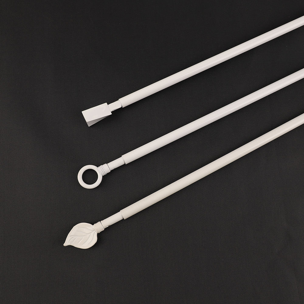 Best Price Modern Style Metal Iron Window Curtain Rod Adjustable Home Decor Fashionable Curtain Rod Pipe Set