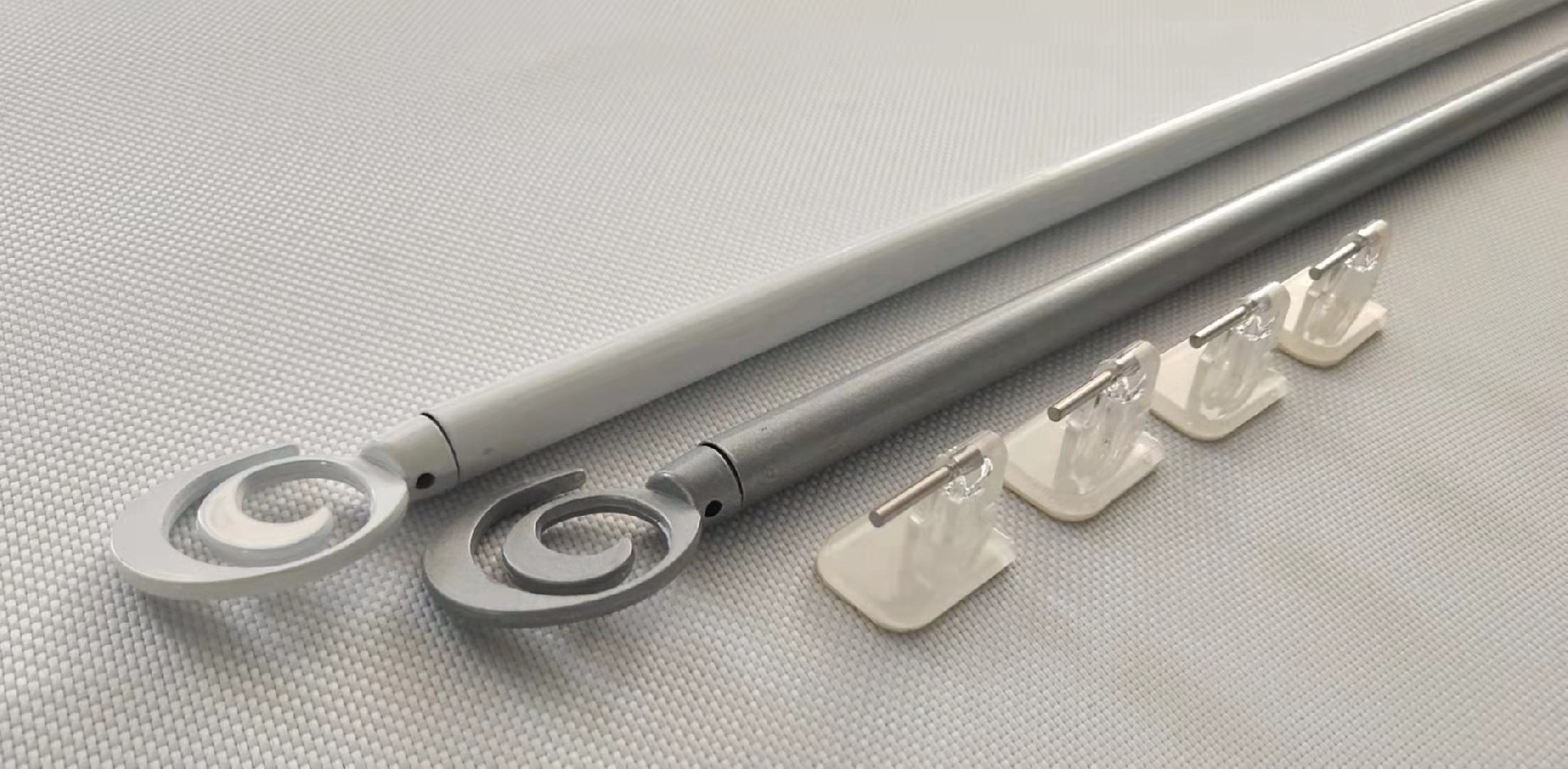 Wholesale Modern High Quality Metal Curtain Pole Bathroom Curtain Rod