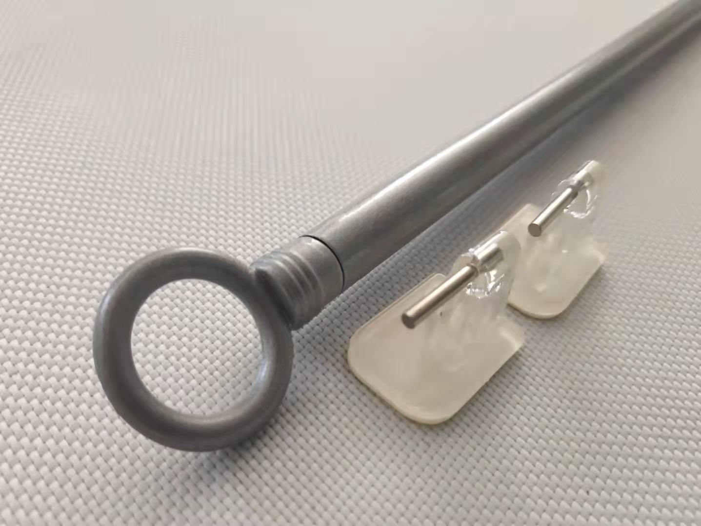 Wholesale Metal Coffee Curtain Rod for windows Durable Fitting Room Curtain Cafe Rod Pole