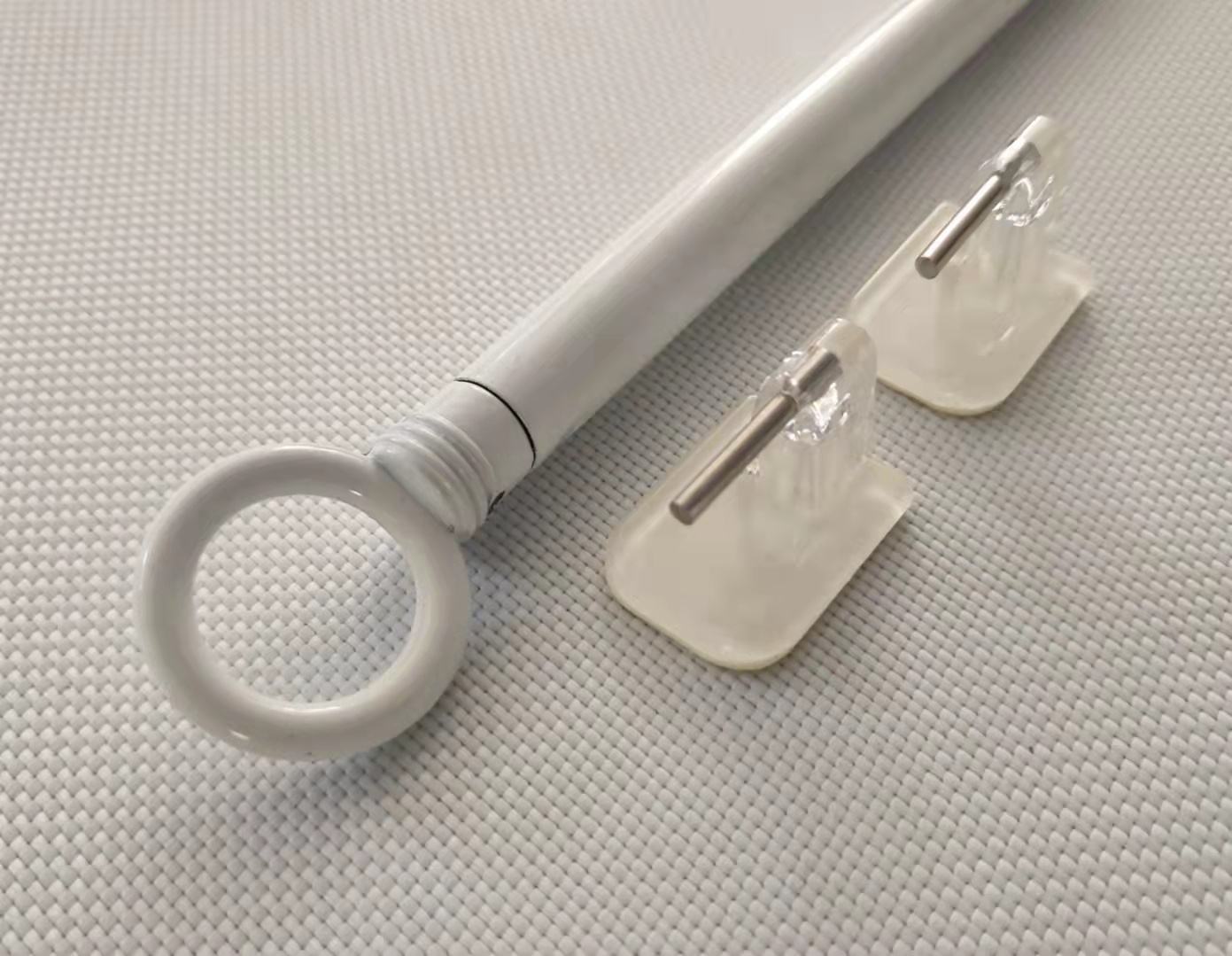 Wholesale Metal Coffee Curtain Rod for windows Durable Fitting Room Curtain Cafe Rod Pole