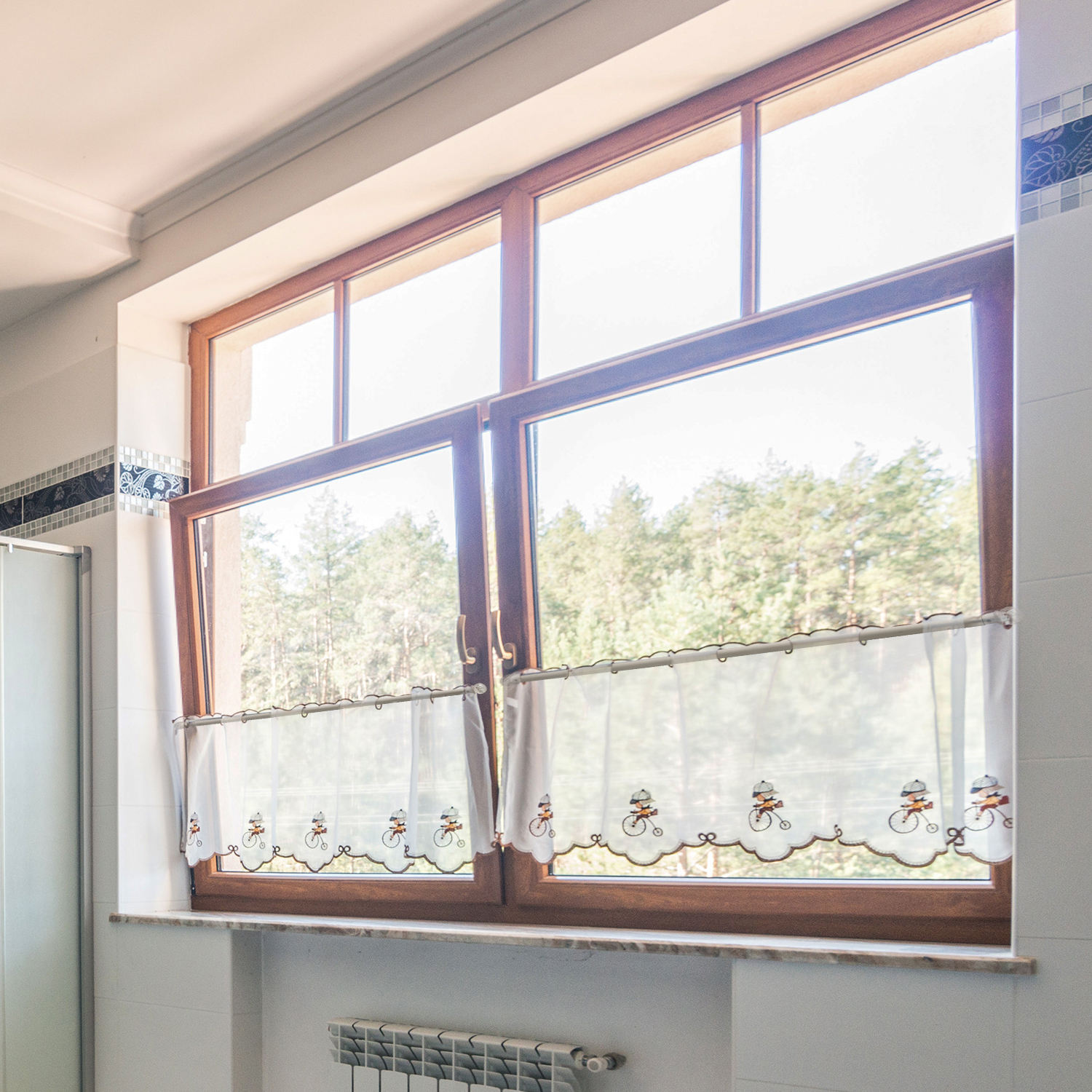 Wholesale Factory Price Adjustable Coffee Rod Cafe Rod Curtain Pole and Track Accessories