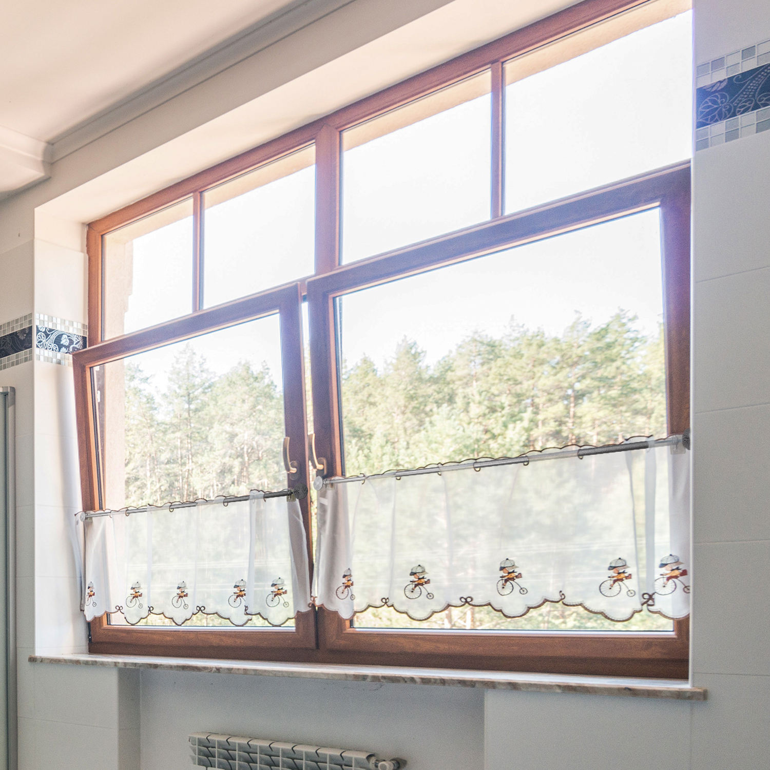 Wholesale Factory Price Home Decorative Metal Anti Corrosion European Style Cafe Curtain Rod