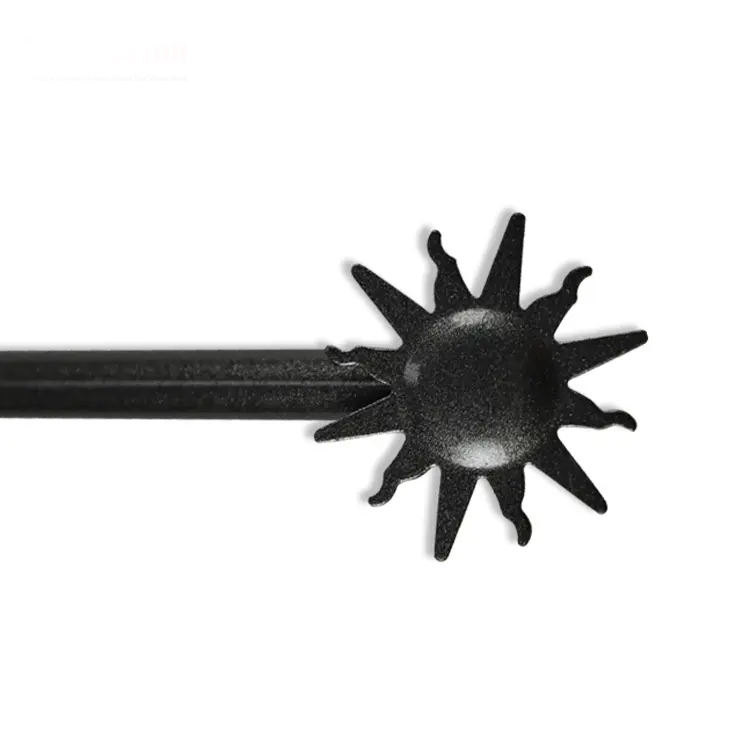 Mini Single Expandable Industrial Design Metal Coffee Curtain Rod Wholesale Single Window Curtain Poles Tracks & Accessories