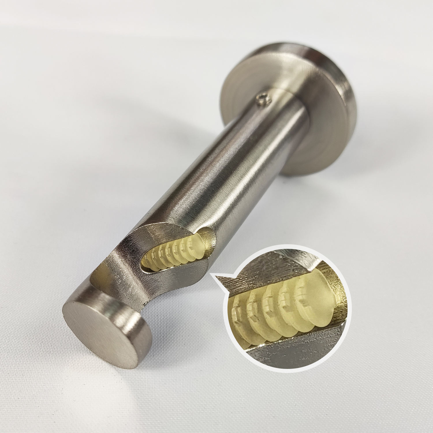 Easy Installation Modern Heavy Duty Aluminum Metal Drapery Hardware Curtain Rod Wall Brackets