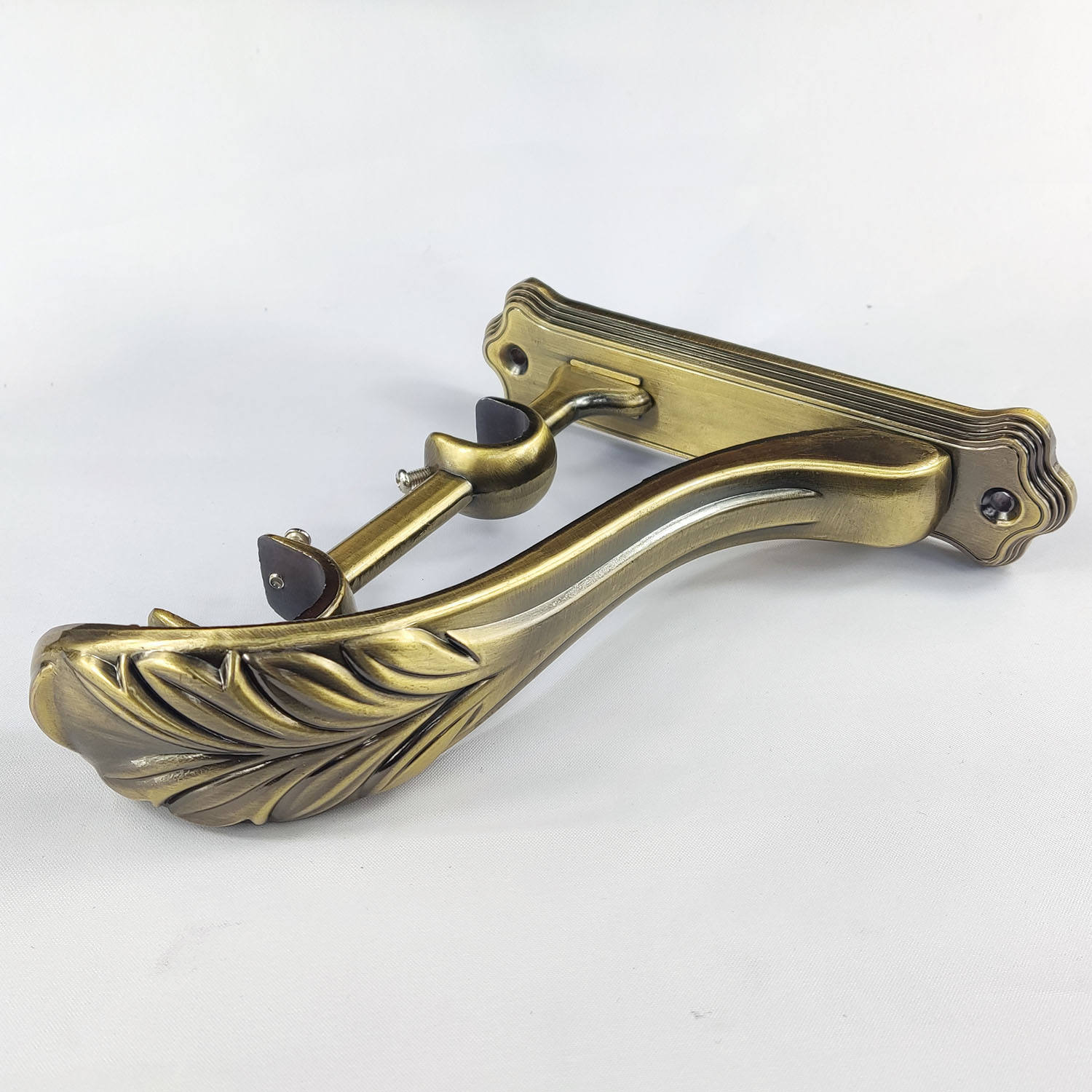 Antique Brass Window Curtain Brackets High Quality Modern Design Metal Curtain Rod Bracket