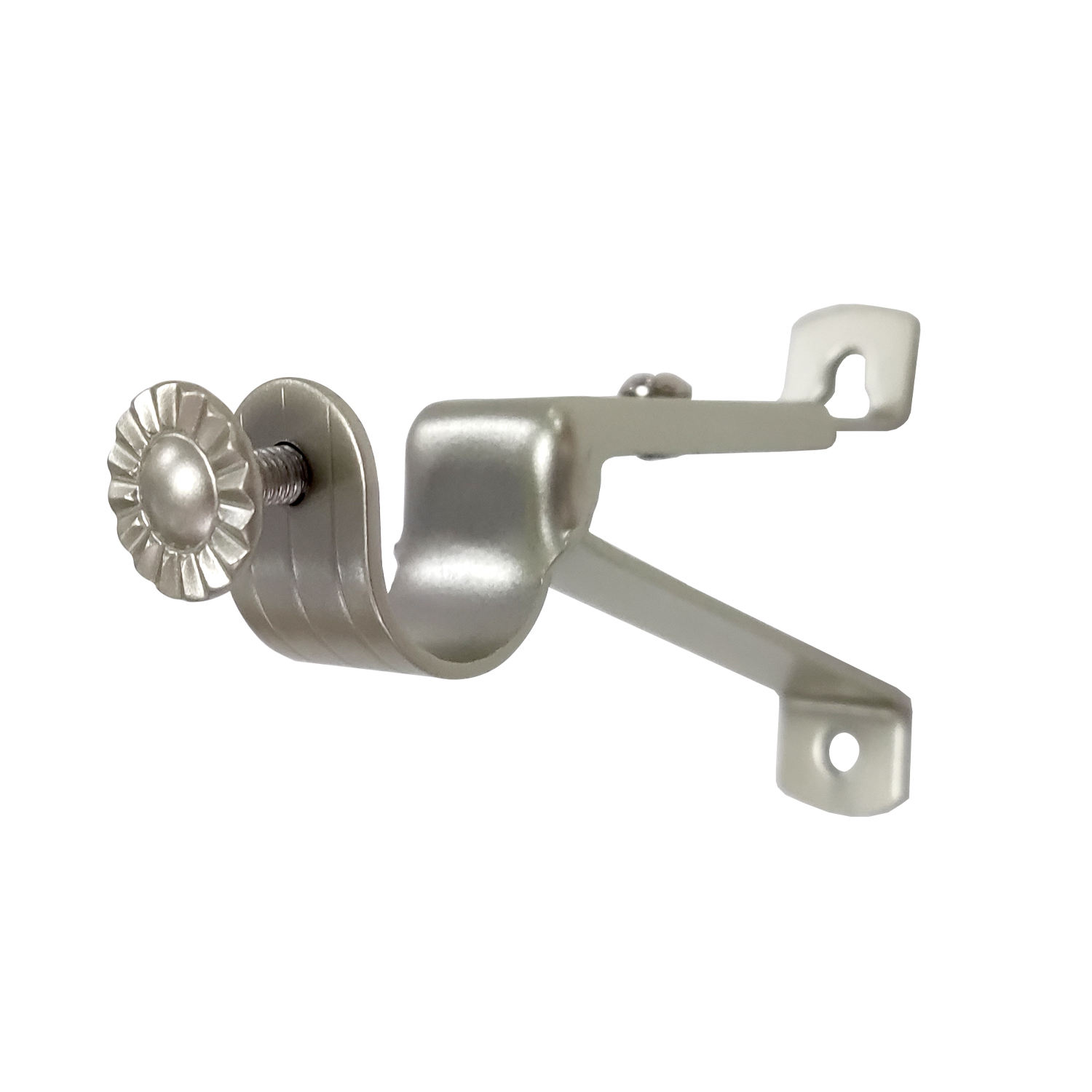 Heavy Duty Iron Drapery Hardware Bracket Modern Style Curtain Rod Wall Bracket