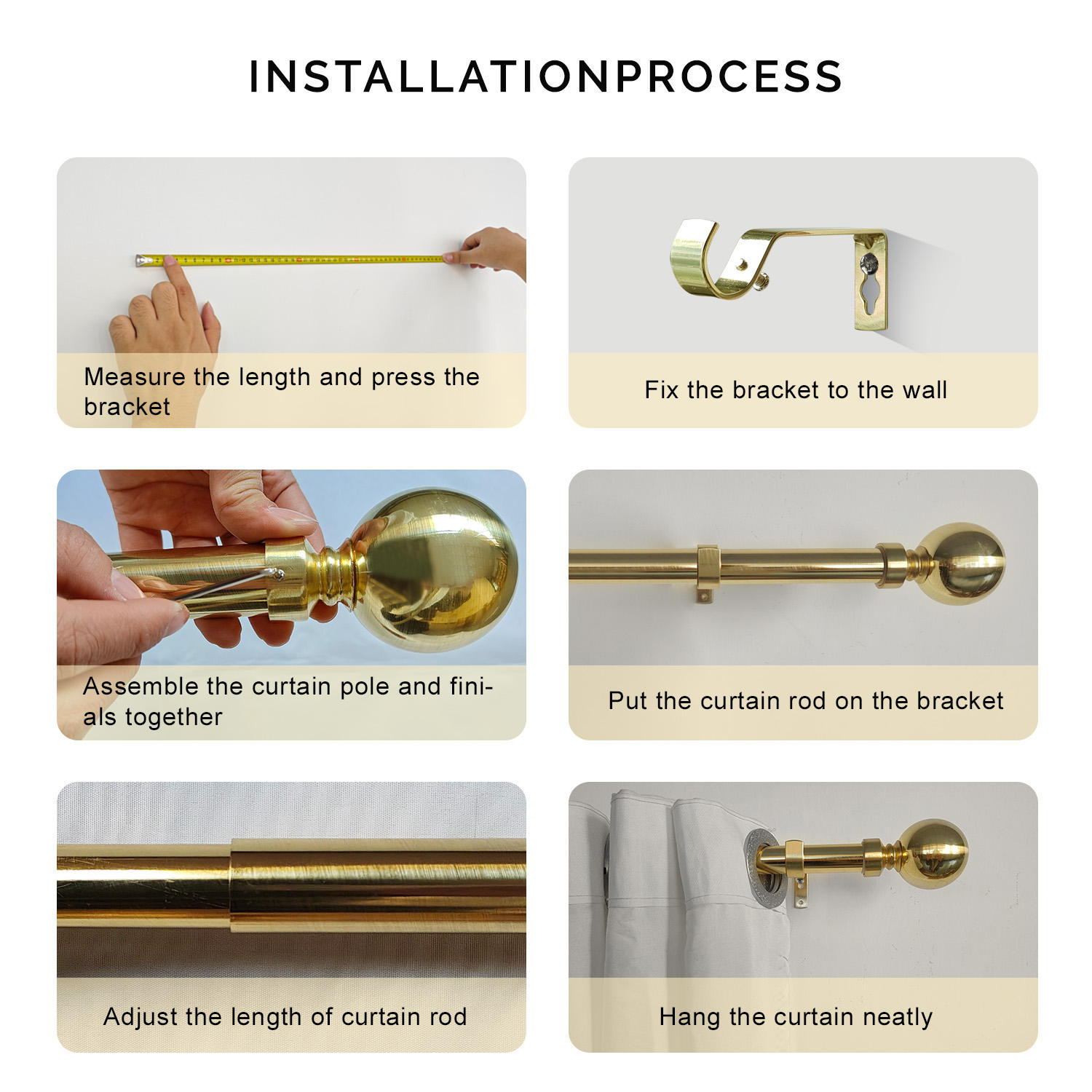 Modern Style Extendable Double Curtain Rod Set Wholesale Metal Drapery Rods with Accessories for Decorative Purposes