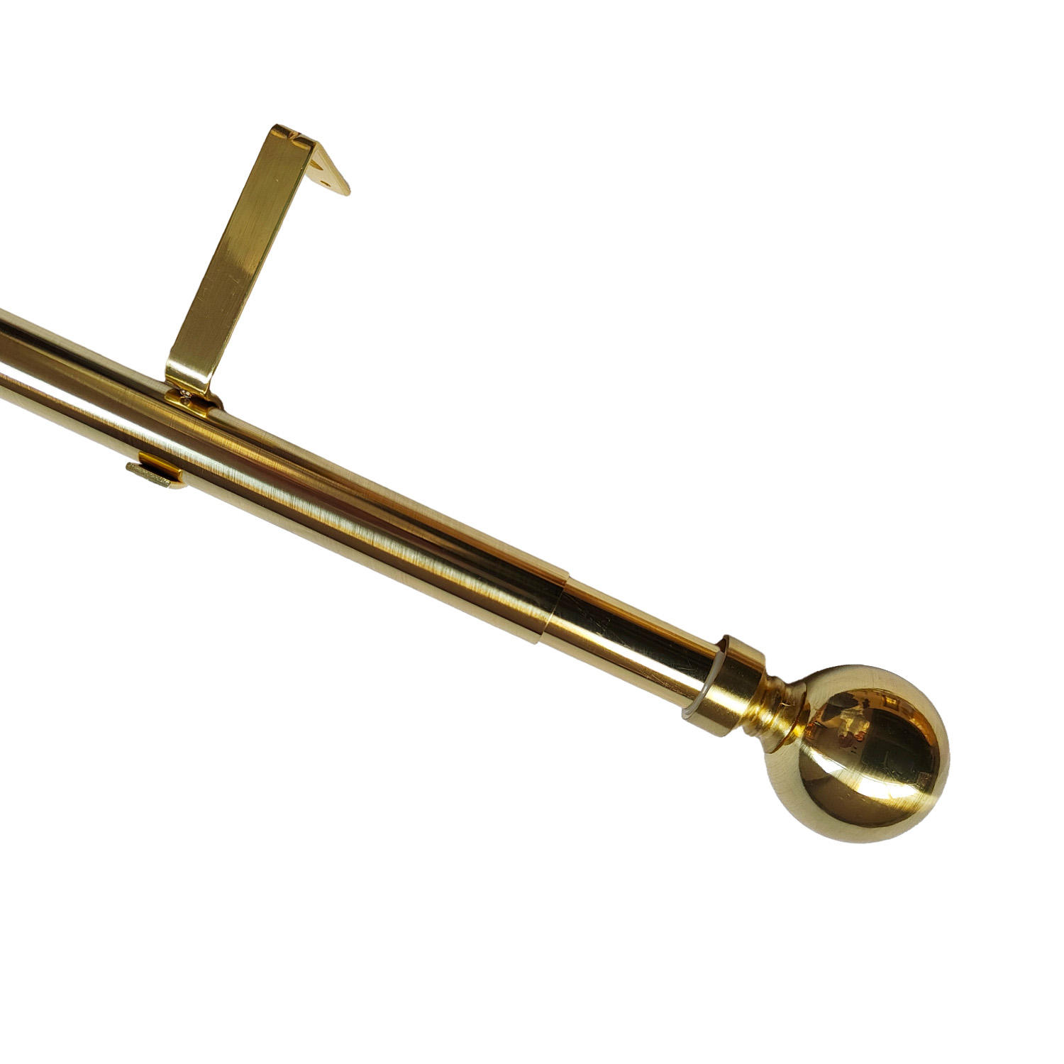 Modern Style Extendable Double Curtain Rod Set Wholesale Metal Drapery Rods with Accessories for Decorative Purposes