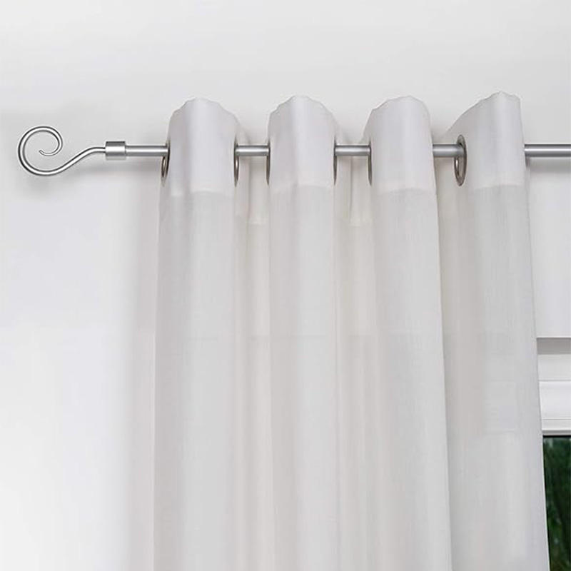 Modern Style Adjustable Resin Curtain Rod Set Wholesale Window Curtain Pole Accessories