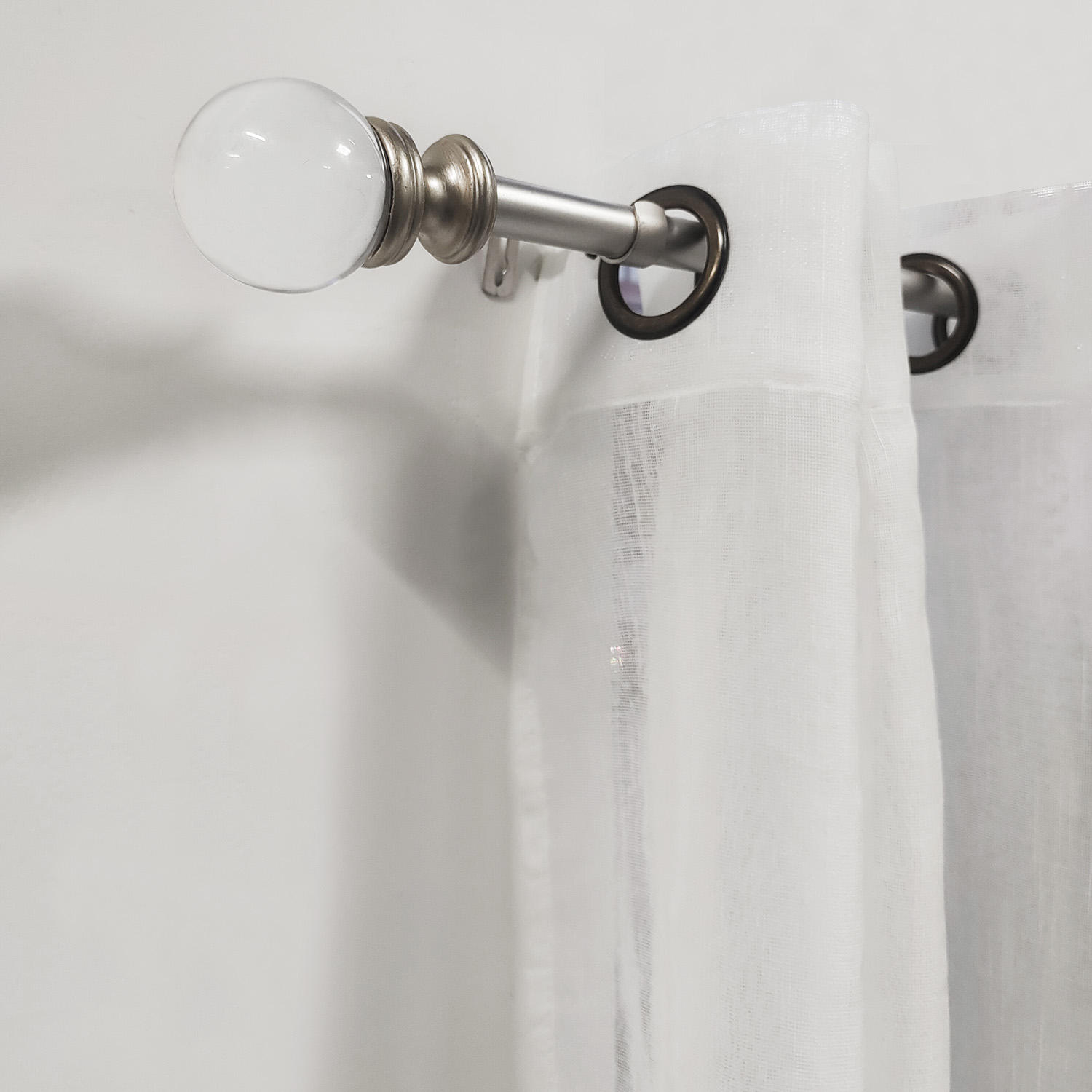 Smartop Acrylic Curtain Rod Set Ball Crystal Wholesale Decorative Curtain Pole