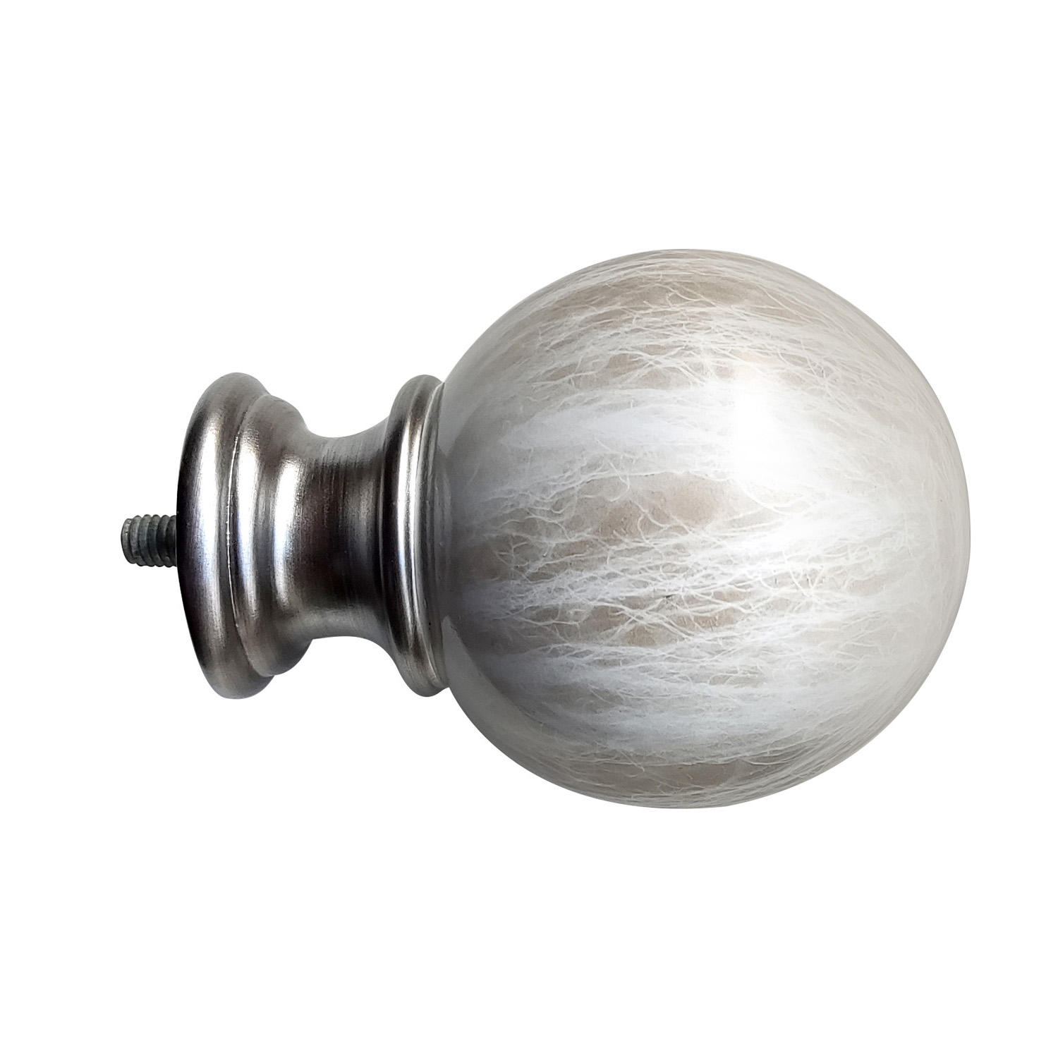 Best Seller Decoration Curtain Accessory Window Curtain Rod Accessories Metal Curtain Rod Finials