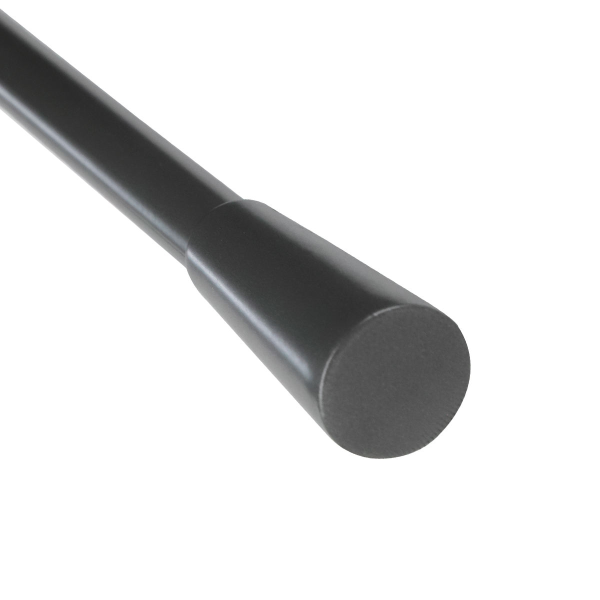 Customized Modern Design Silver Painted Carved Metal Drapery Rod Set Includes Curtain Poles & Accessories