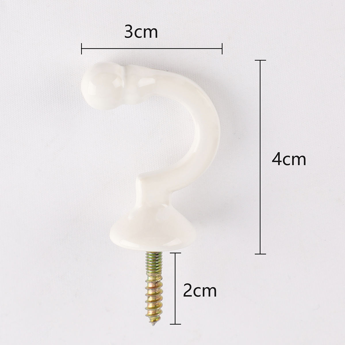 Modern Metal Curtain Wall Hooks Multiple Colors Big Style Ball End Curtain Tie Backs Hold Back Hooks Wholesale