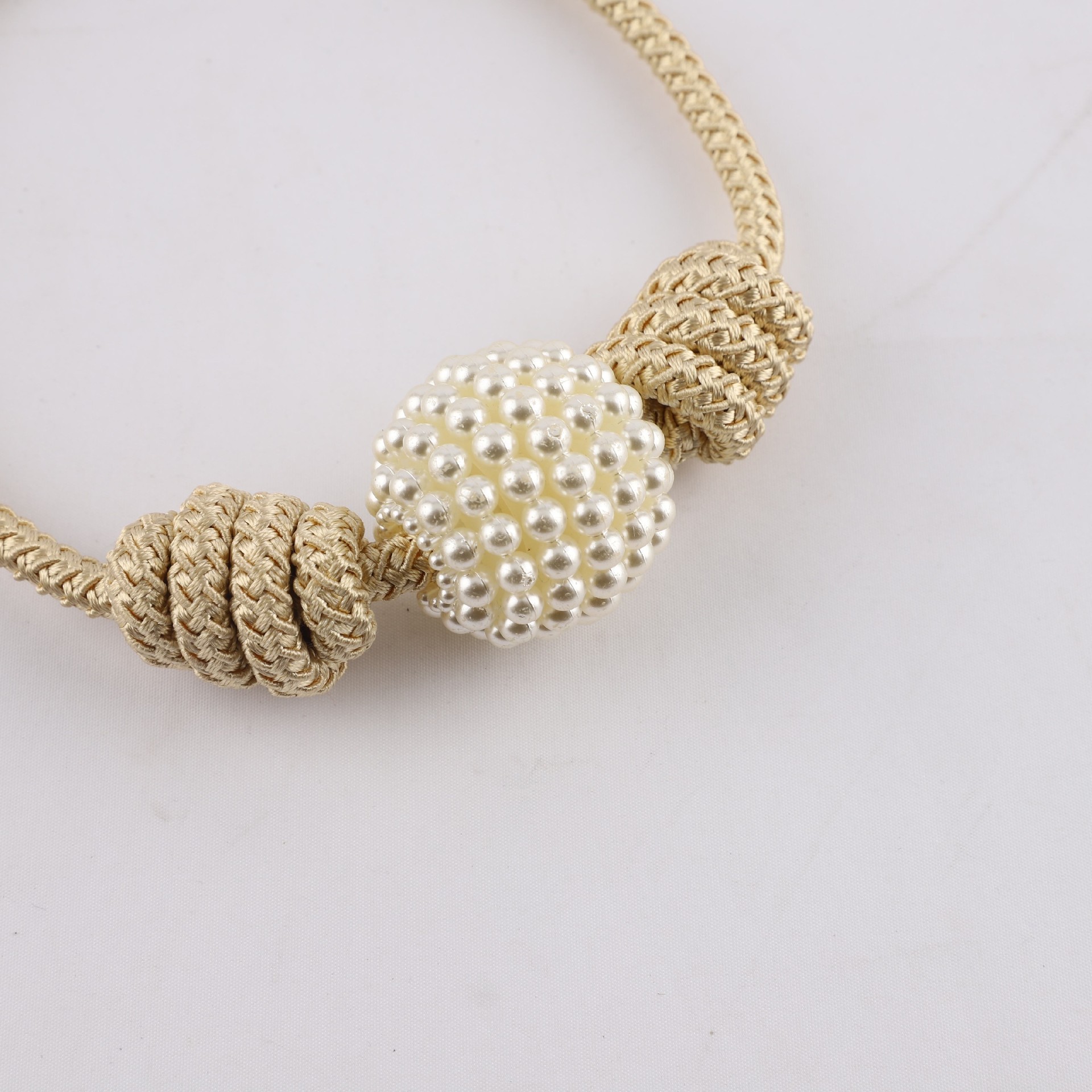 New Design Luxury Pearl Magnetic Curtain Tiebacks Curtain Accessories Pearl Magnetic Curtain Clip Curtain Holders Tieback