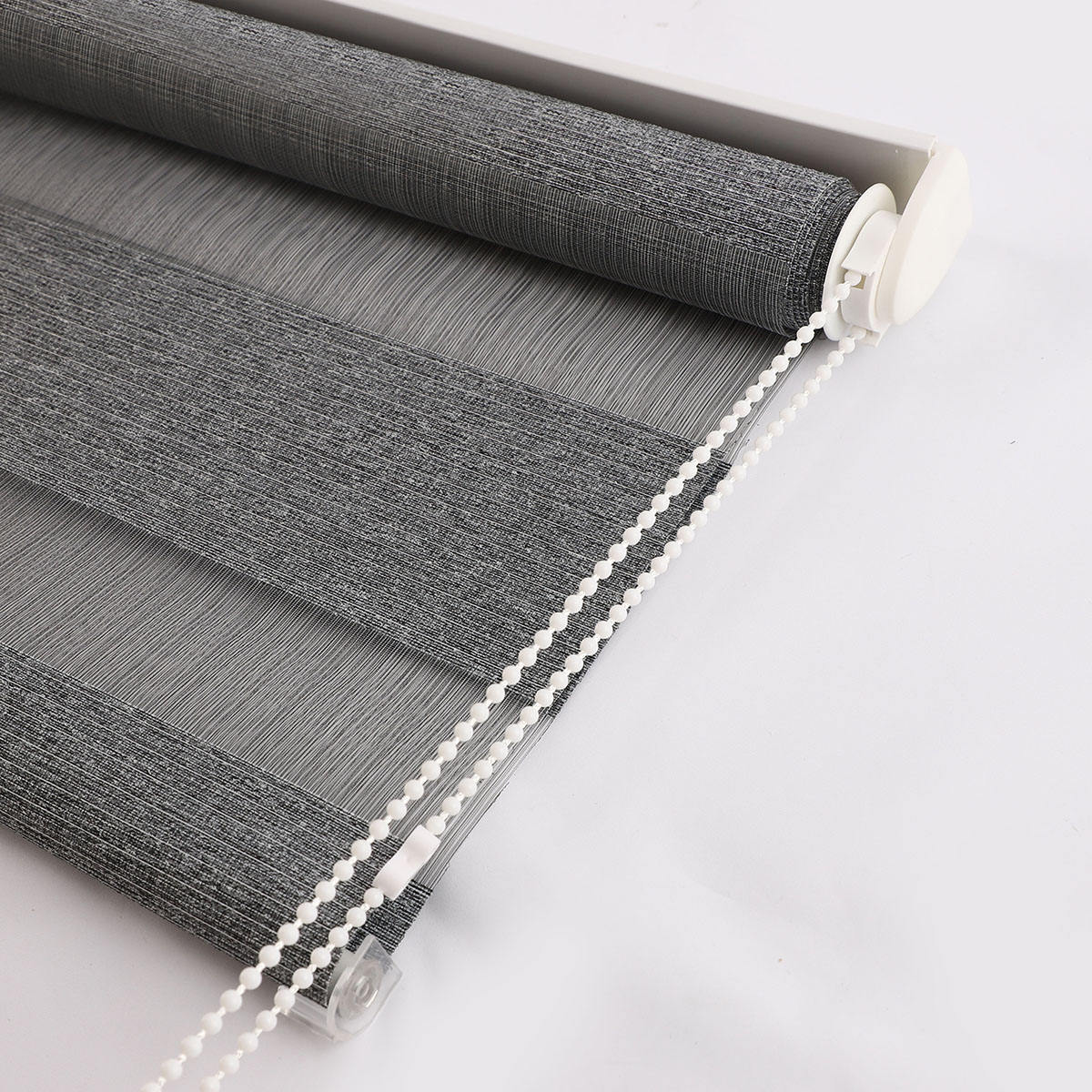 Wholesale Double Layer Customizable High Quality Blinds Shades Shutters Zebra Persiana Blackout Roller Blind for Home Window