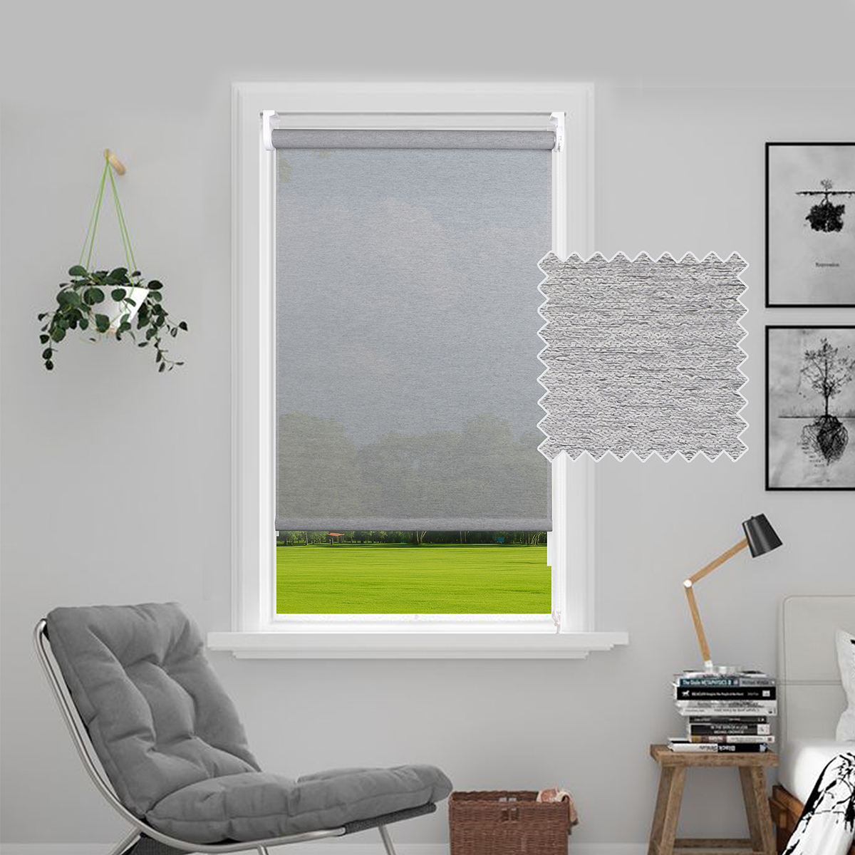 Modern Design Manual Window Translucent White Roller Blinds Wholesale Manufacture Roller Blinds Shades Shutters for Window