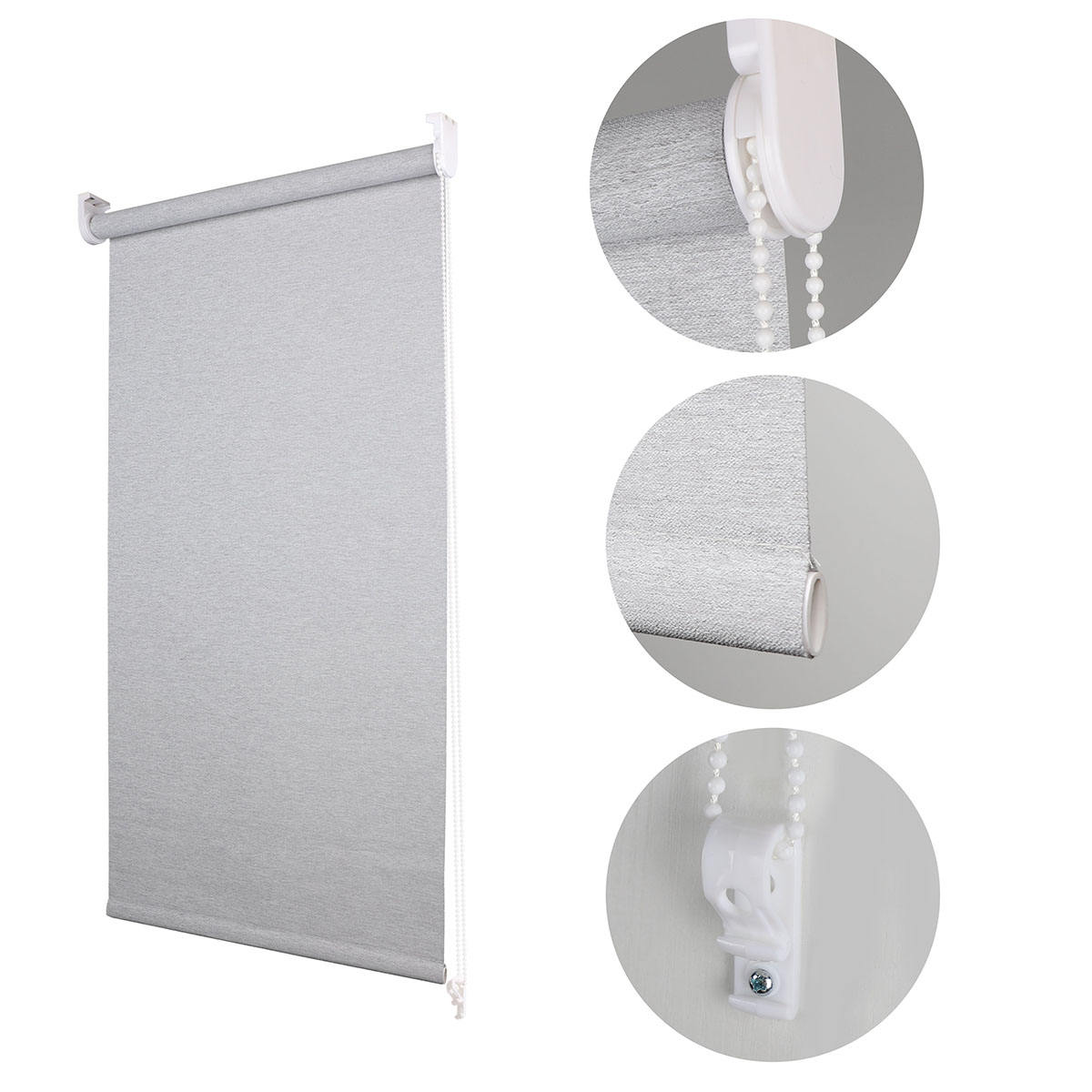 Modern Design Manual Window Translucent White Roller Blinds Wholesale Manufacture Roller Blinds Shades Shutters for Window