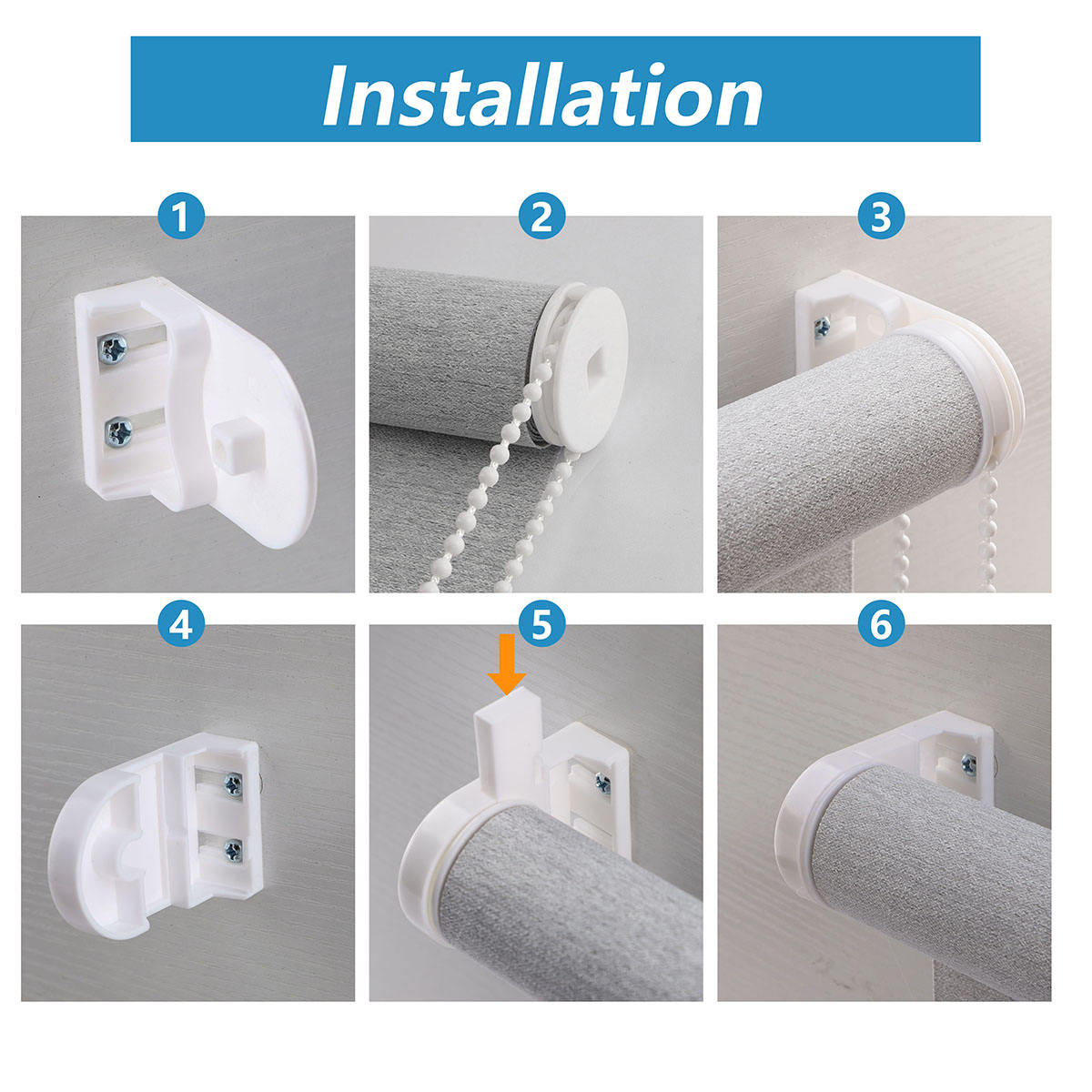 Modern Design Manual Window Translucent White Roller Blinds Wholesale Manufacture Roller Blinds Shades Shutters for Window