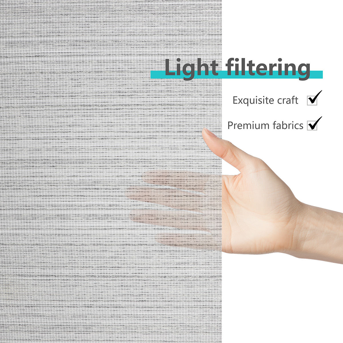 Modern Design Manual Window Translucent White Roller Blinds Wholesale Manufacture Roller Blinds Shades Shutters for Window